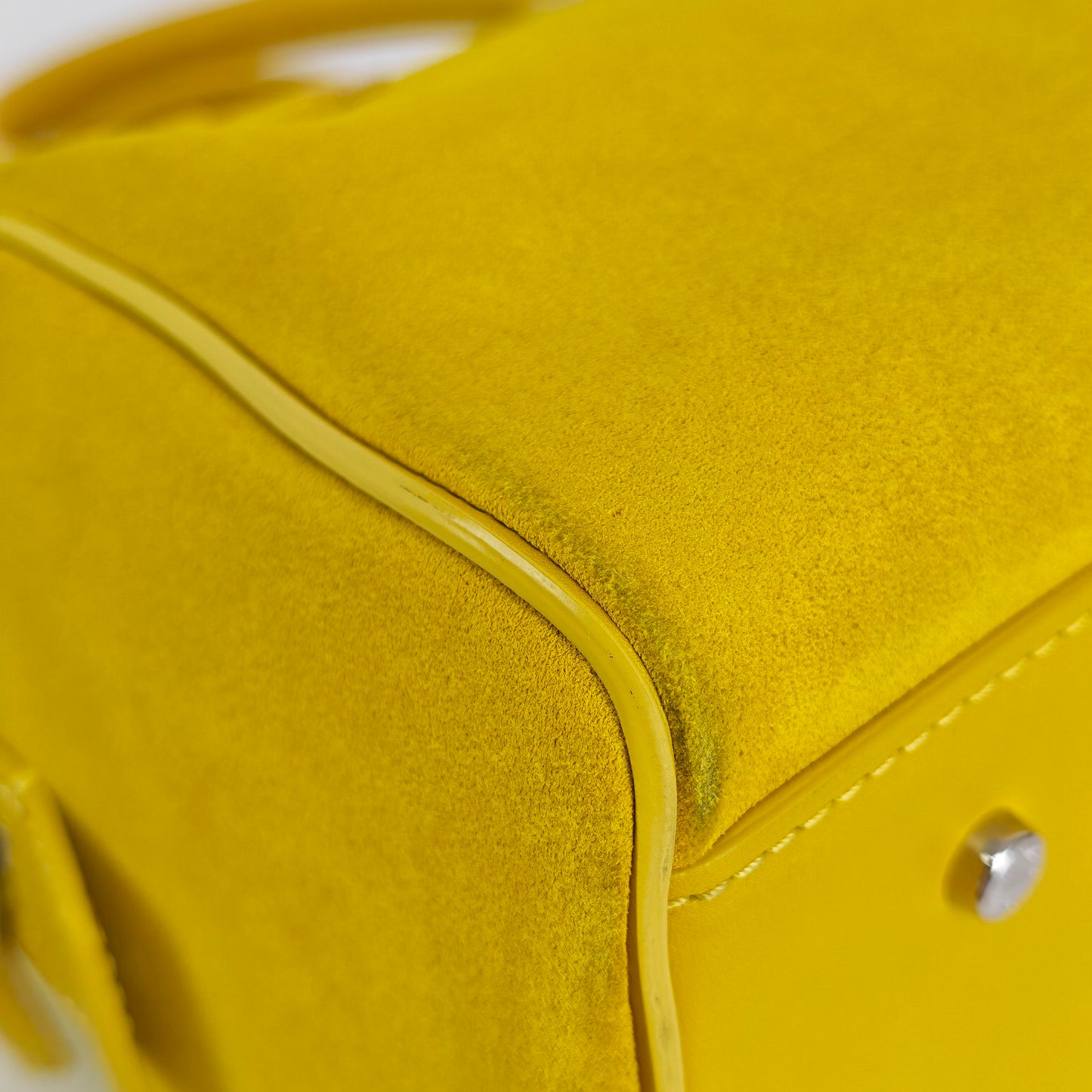 Louis Vuitton - Speedy - Suede - Yellow - (mini)