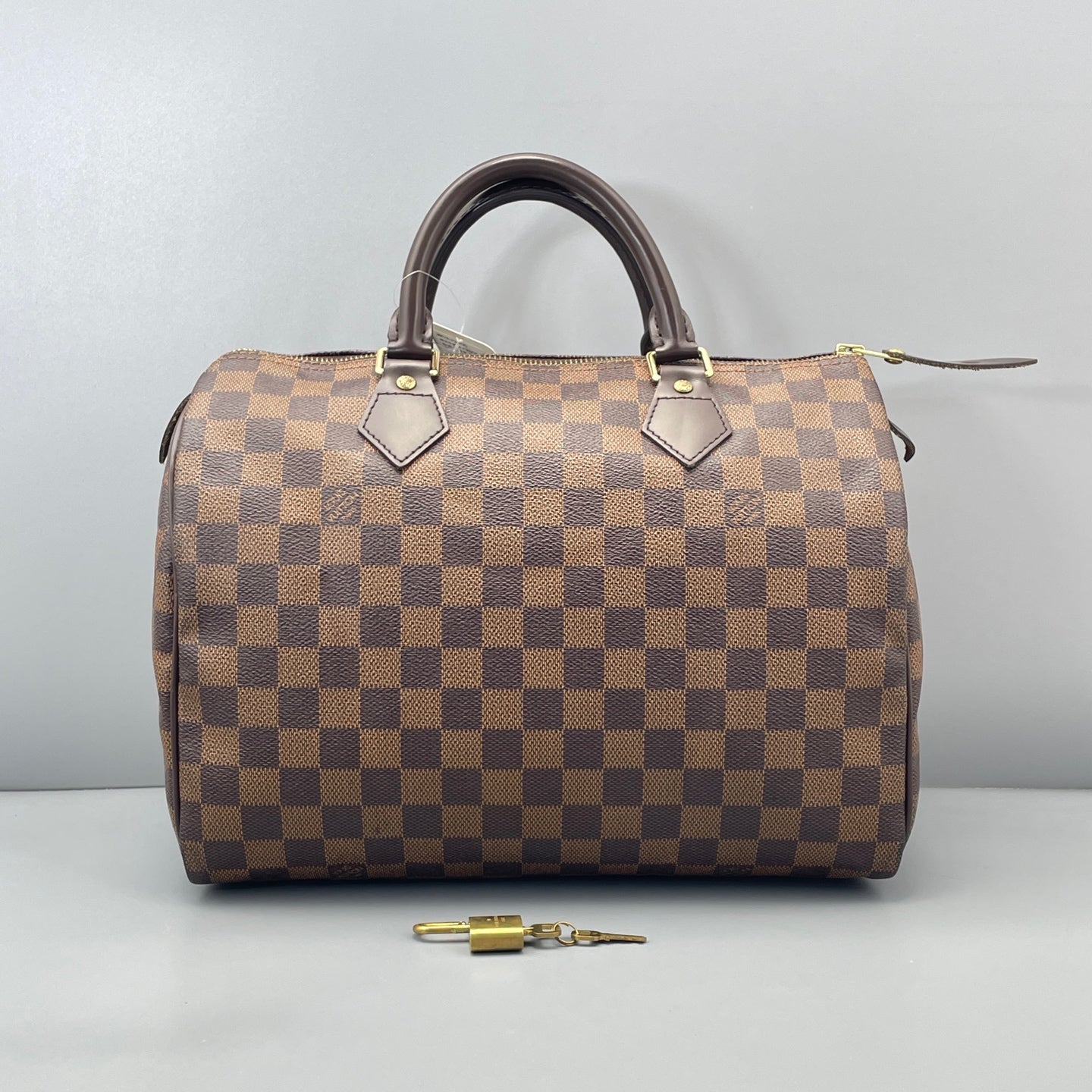 Louis Vuitton - Speedy - Synthetic - Brown - (medium)