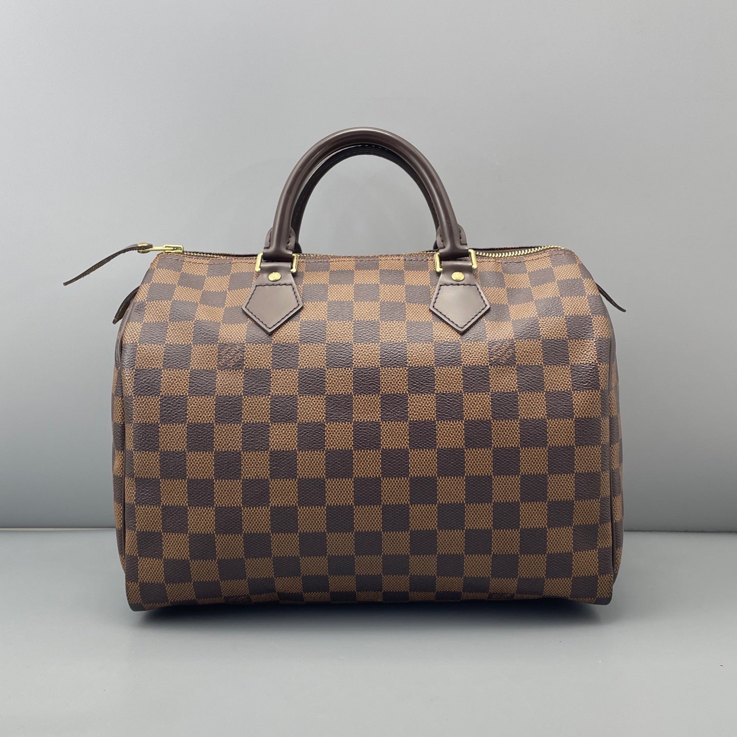 Louis Vuitton - Speedy - Synthetic - Brown - (medium)