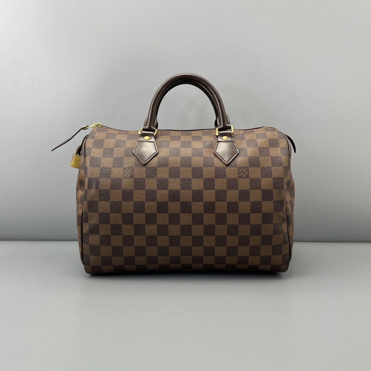 Louis Vuitton - Speedy - Synthetic - Brown - (medium)