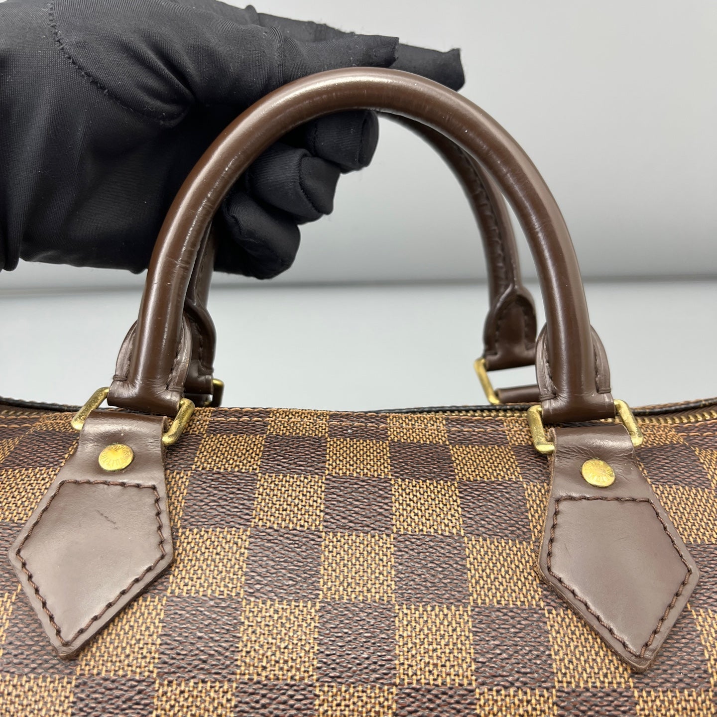 Louis Vuitton - Speedy - Synthetic - Brown - (medium)