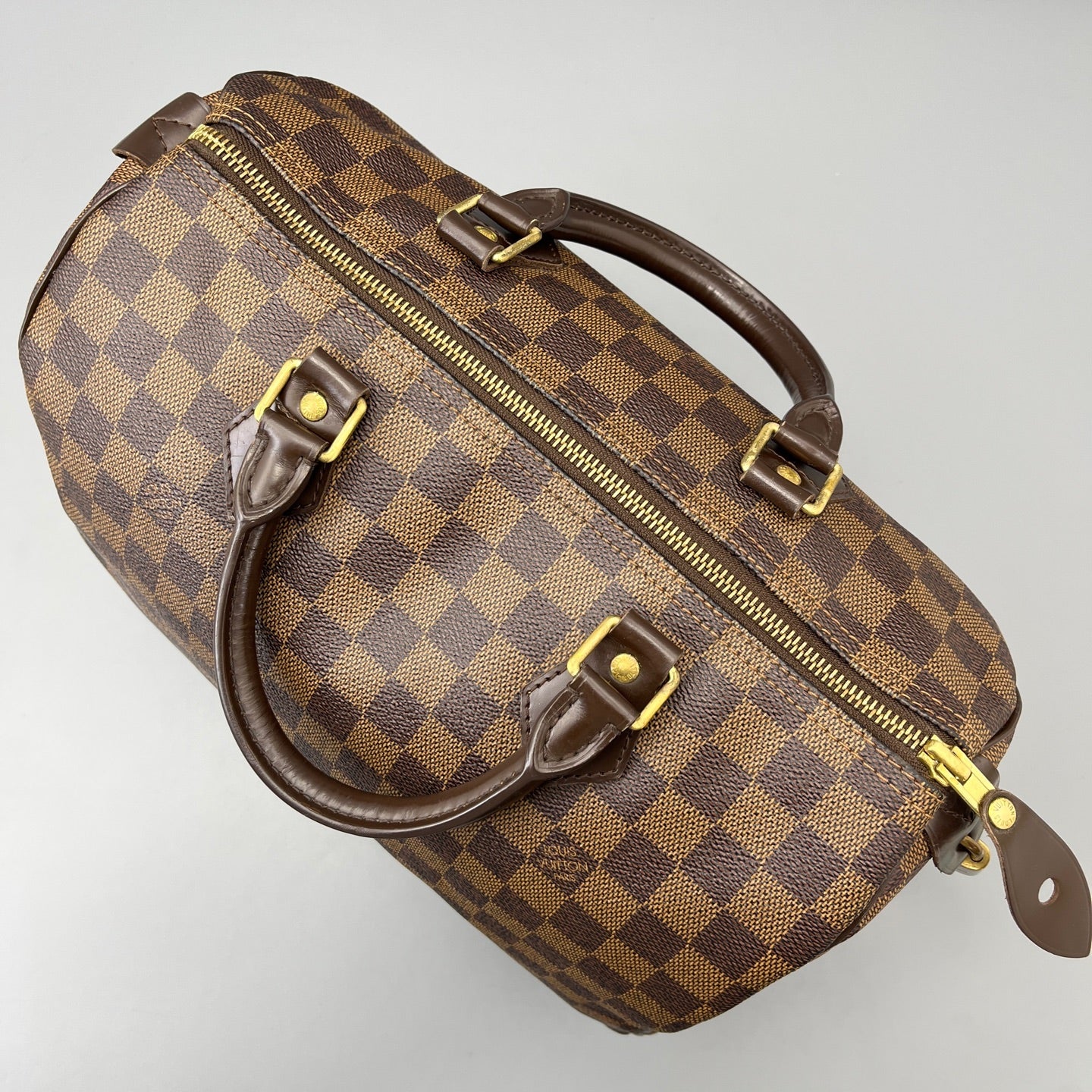 Louis Vuitton - Speedy - Synthetic - Brown - (medium)