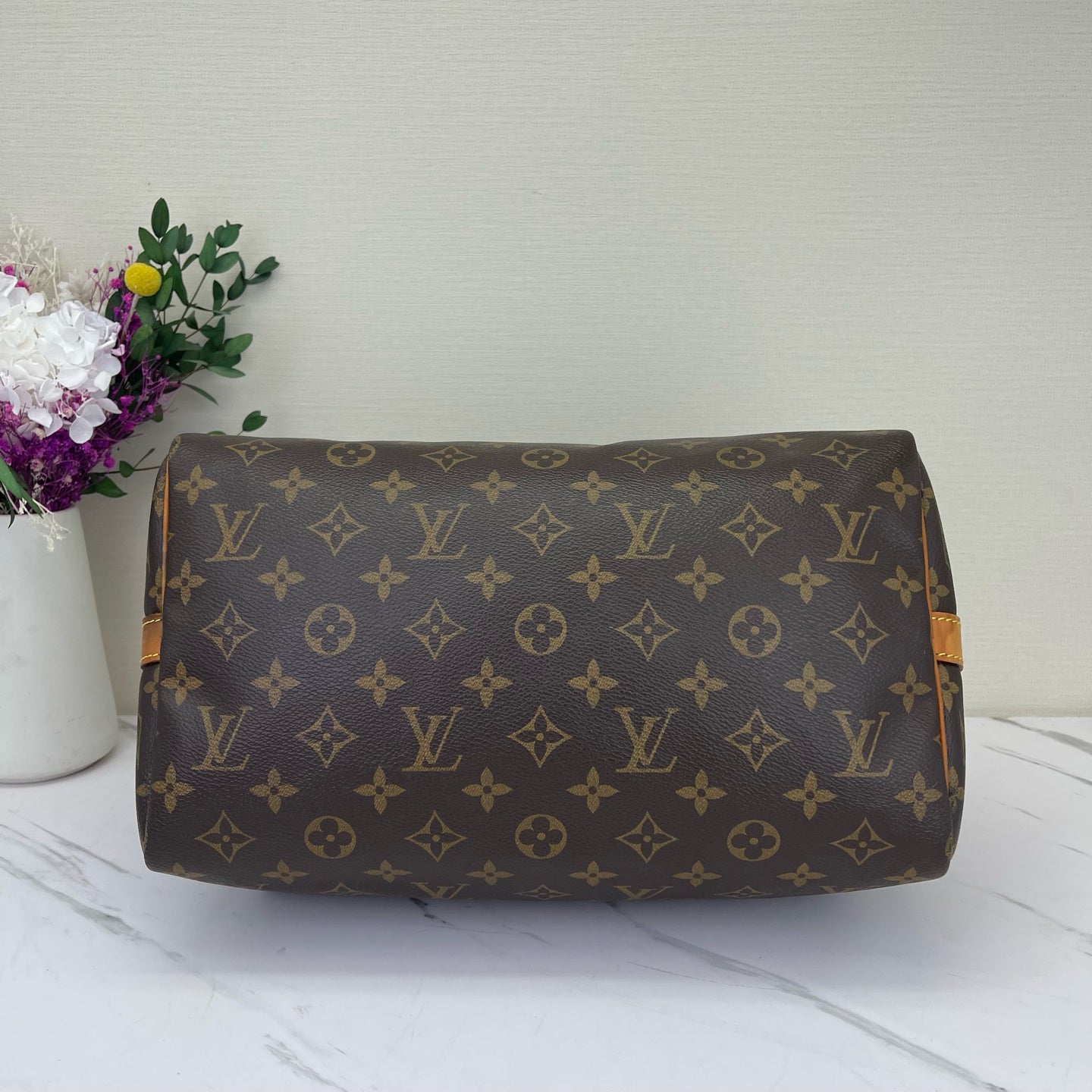 Louis Vuitton - Speedy - Synthetic - Brown - (medium)