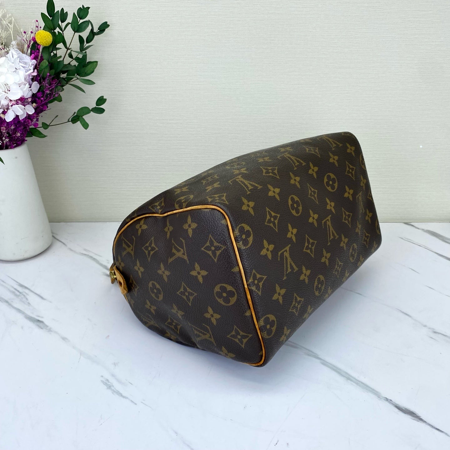 Louis Vuitton - Speedy - Synthetic - Brown - (mini)