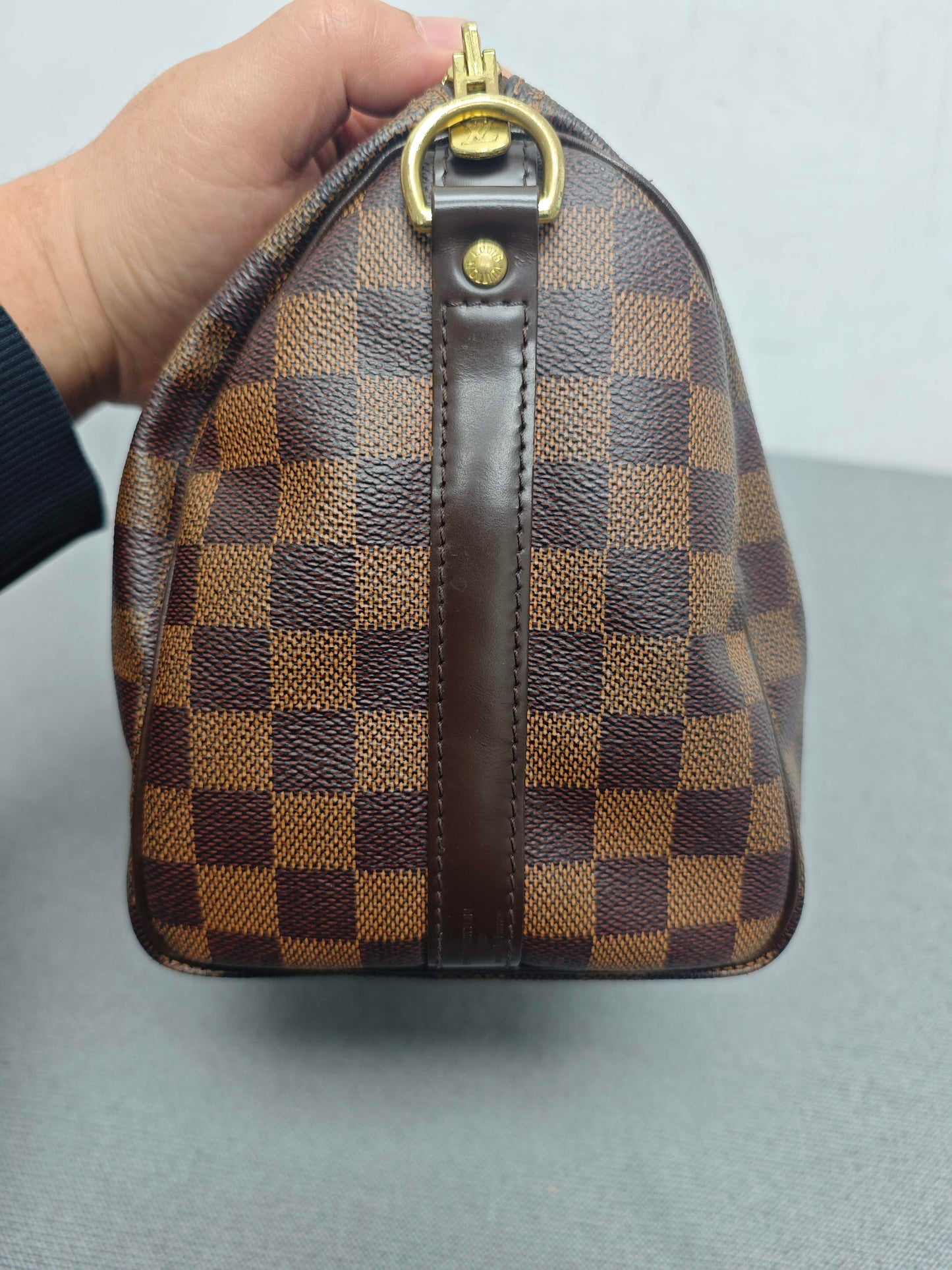Louis Vuitton - Speedy - Synthetic - Brown - (small)