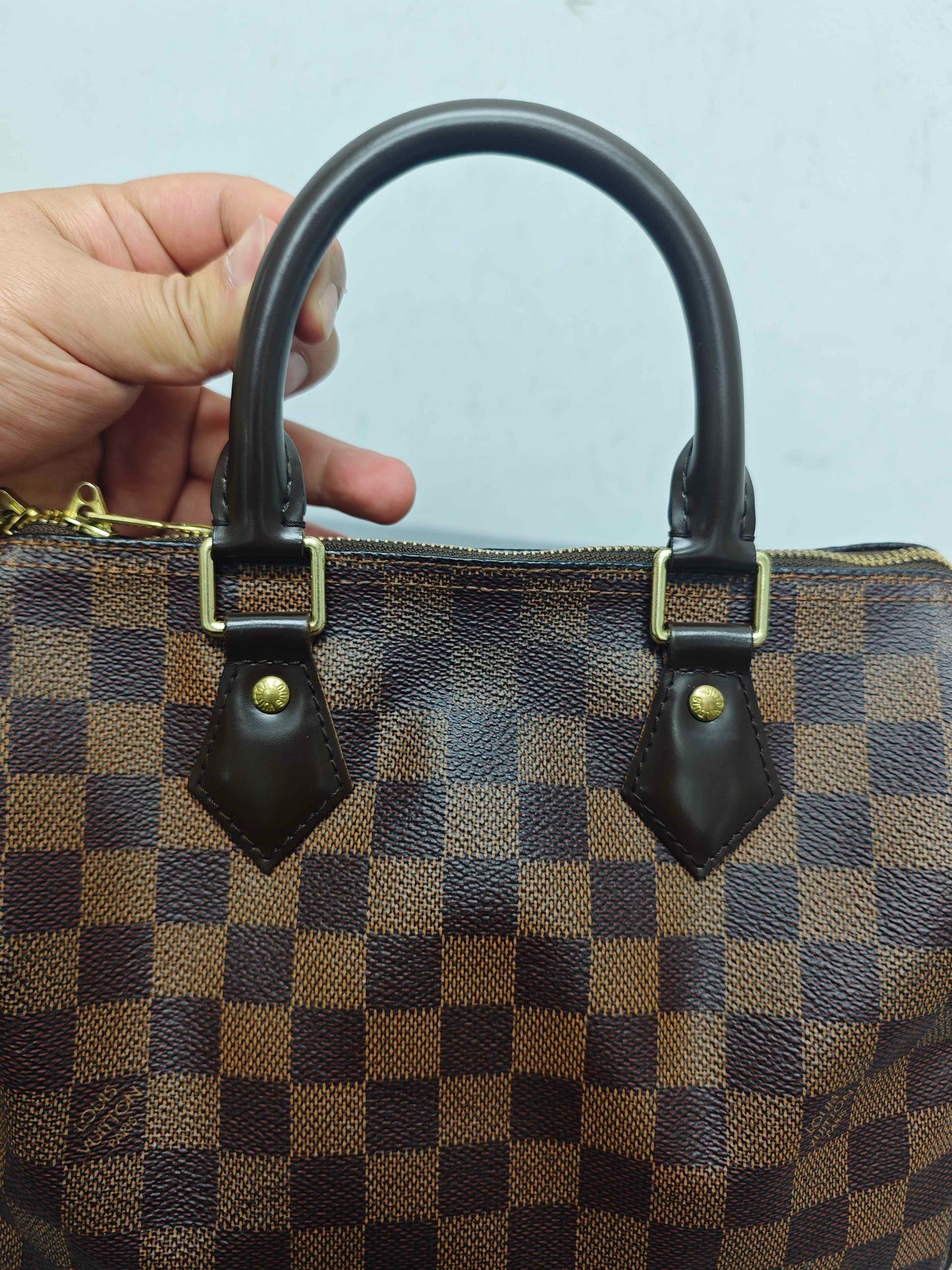Louis Vuitton - Speedy - Synthetic - Brown - (small)