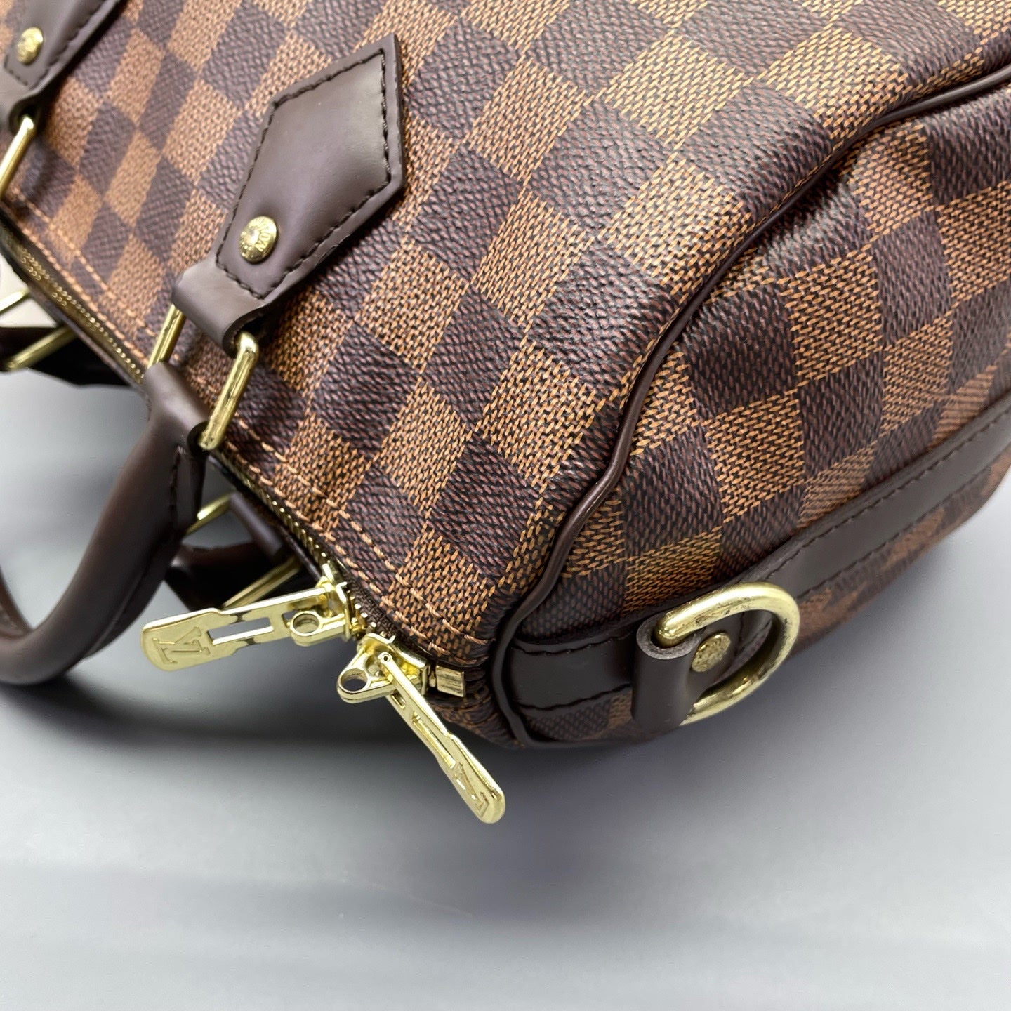 Louis Vuitton - Speedy - Synthetic - Brown - (small)