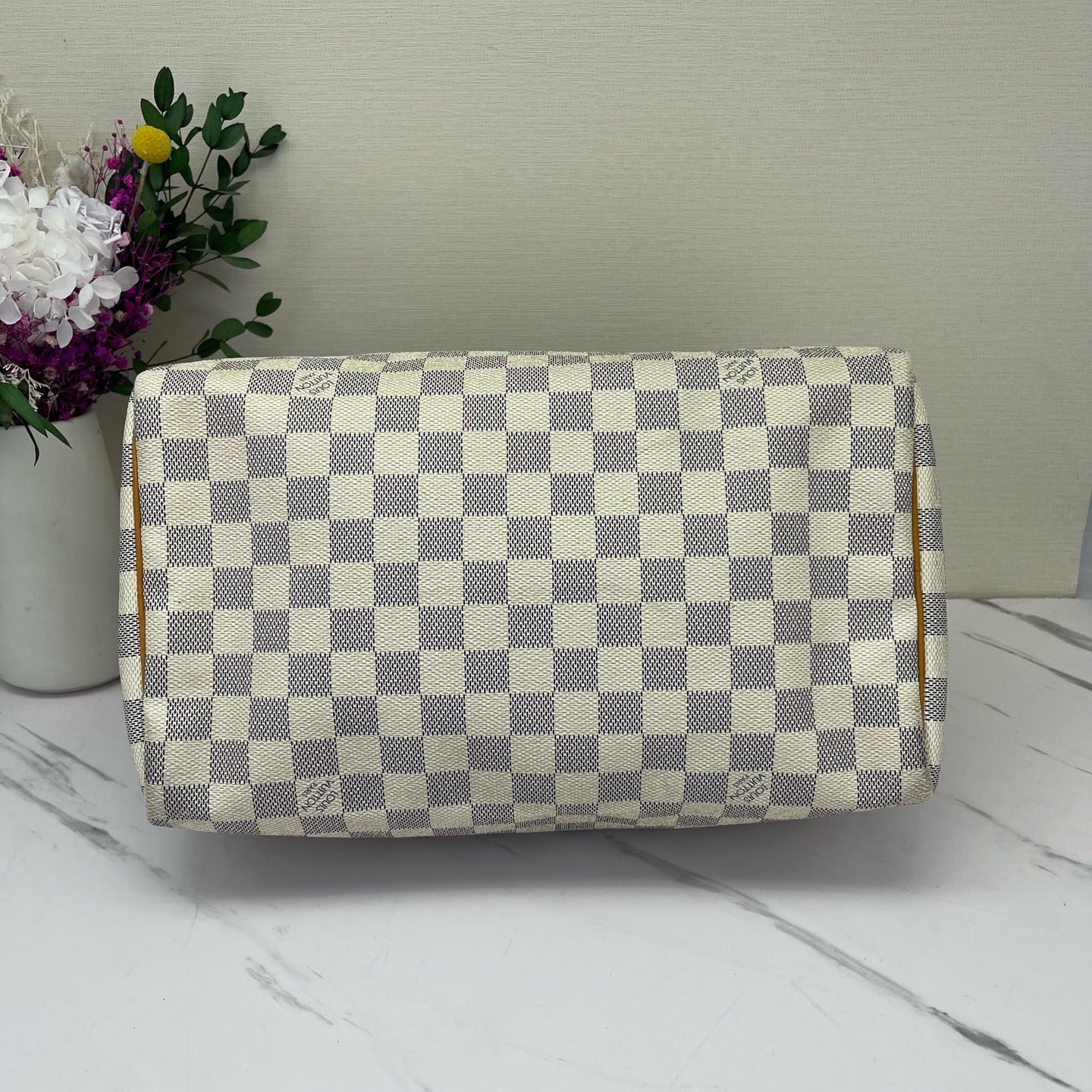 Louis Vuitton - Speedy - Synthetic - White - (medium)
