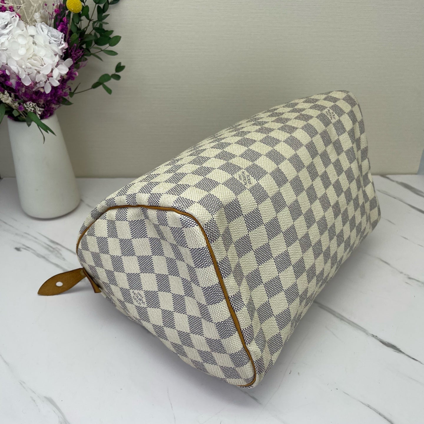 Louis Vuitton - Speedy - Synthetic - White - (medium)