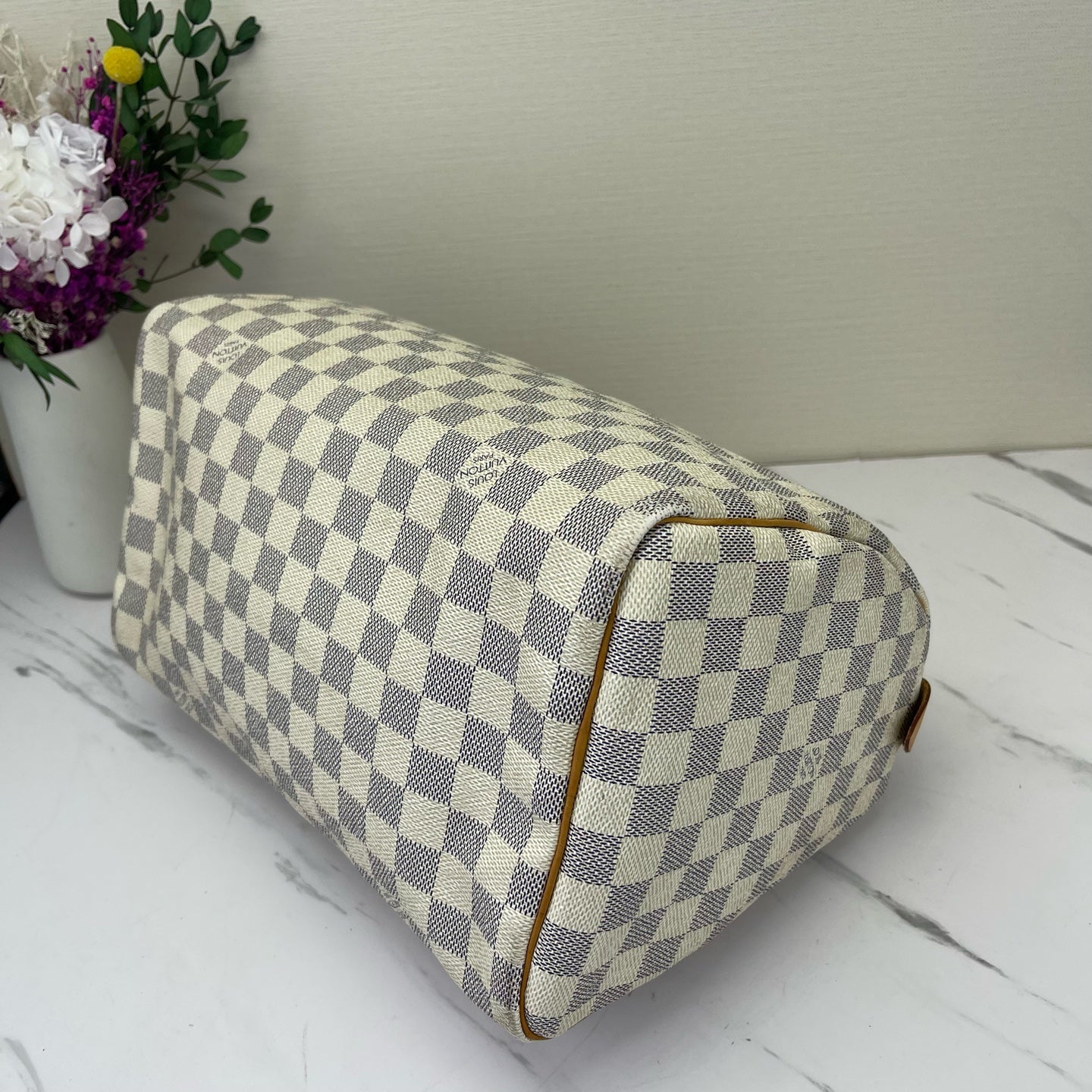 Louis Vuitton - Speedy - Synthetic - White - (medium)