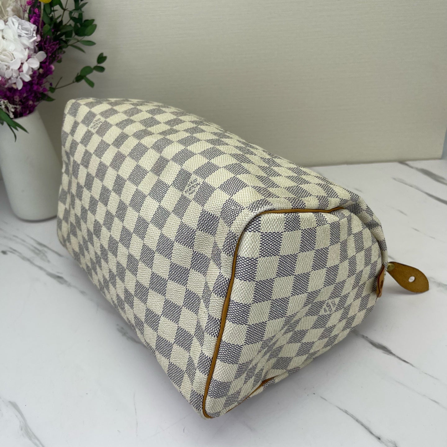 Louis Vuitton - Speedy - Synthetic - White - (medium)