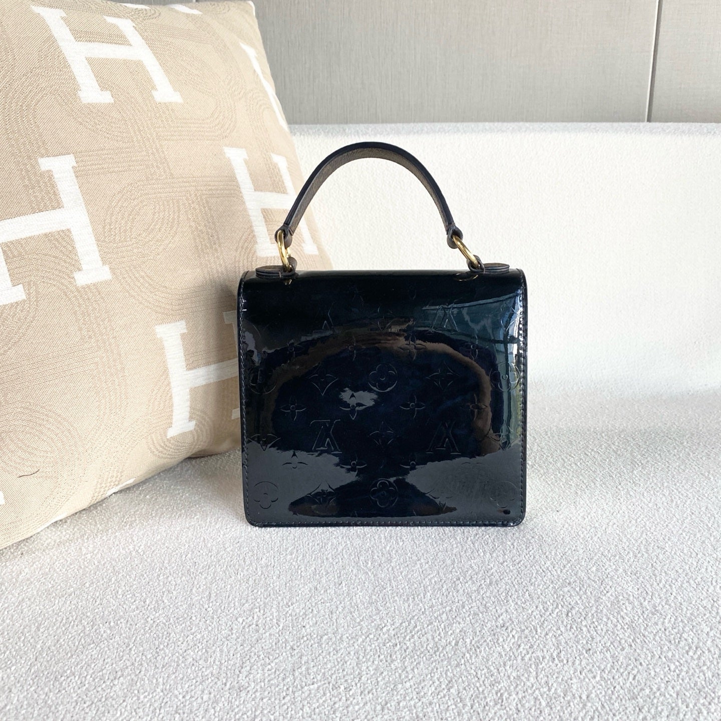 Louis Vuitton - Spring Street - Patent leather - Black - (mini)