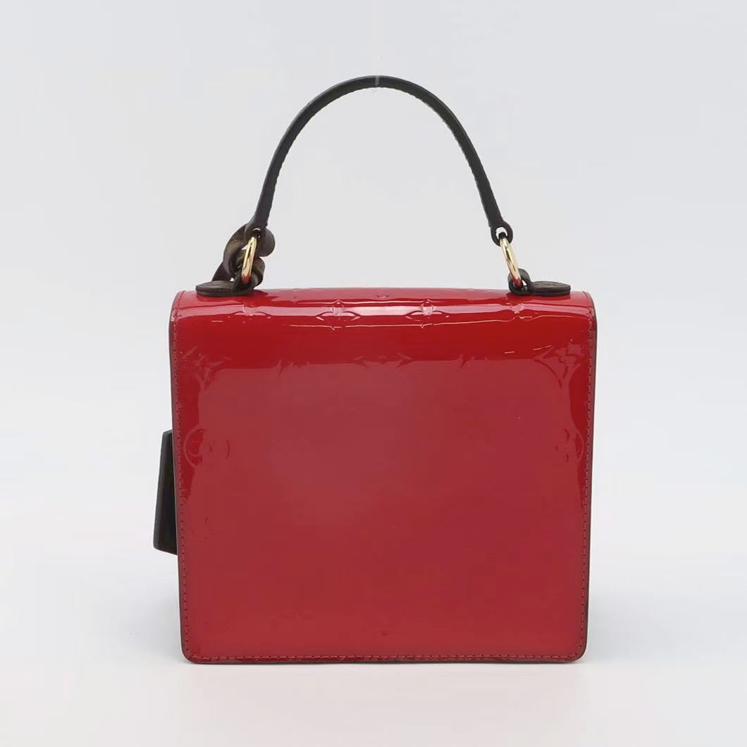Louis Vuitton - Spring Street - Patent leather, coated canvas, and leather trim - Red - (mini)