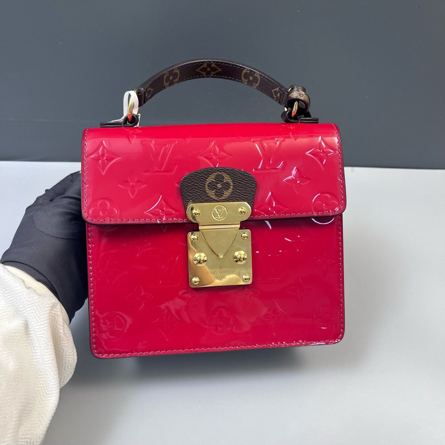 Louis Vuitton - Spring Street - Patent Monogram Vernis leather, Monogram canvas, Epi leather - Red, Brown, Navy - (Small)