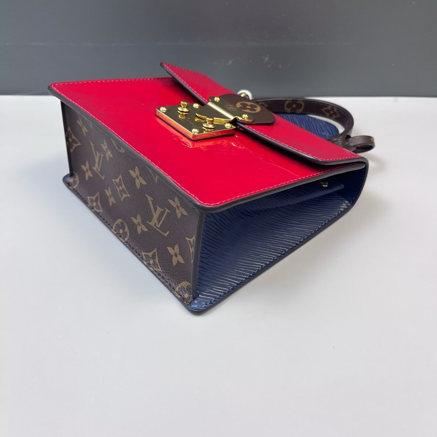 Louis Vuitton - Spring Street - Patent Monogram Vernis leather, Monogram canvas, Epi leather - Red, Brown, Navy - (Small)