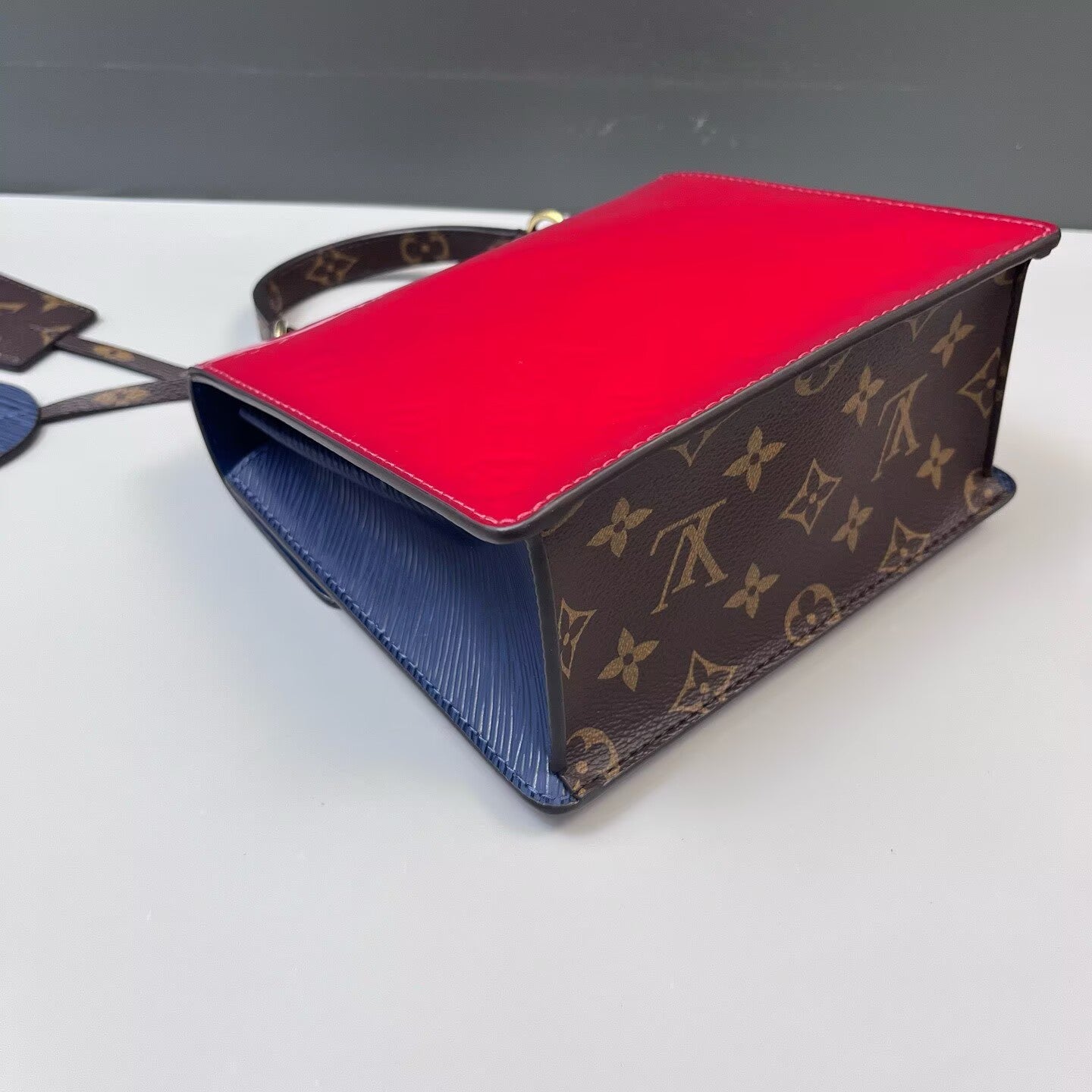 Louis Vuitton - Spring Street - Patent Monogram Vernis leather, Monogram canvas, Epi leather - Red, Brown, Navy - (Small)