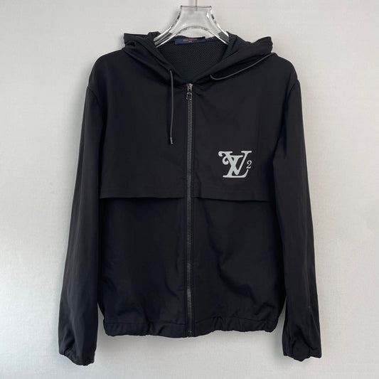 Louis Vuitton - Squared LV Zipped Hood Blouson - Polyamide - Black - (S)