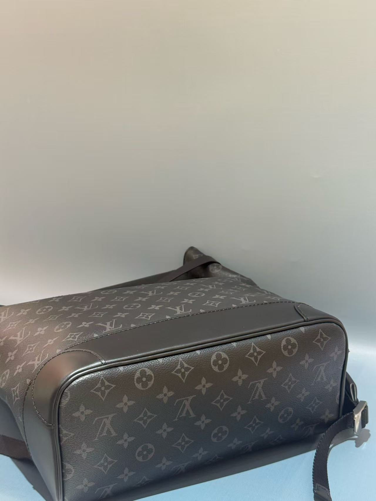 Louis Vuitton - Steamer Backpack - Monogram Eclipse coated canvas with cowhide leather trim - Black - (Large)