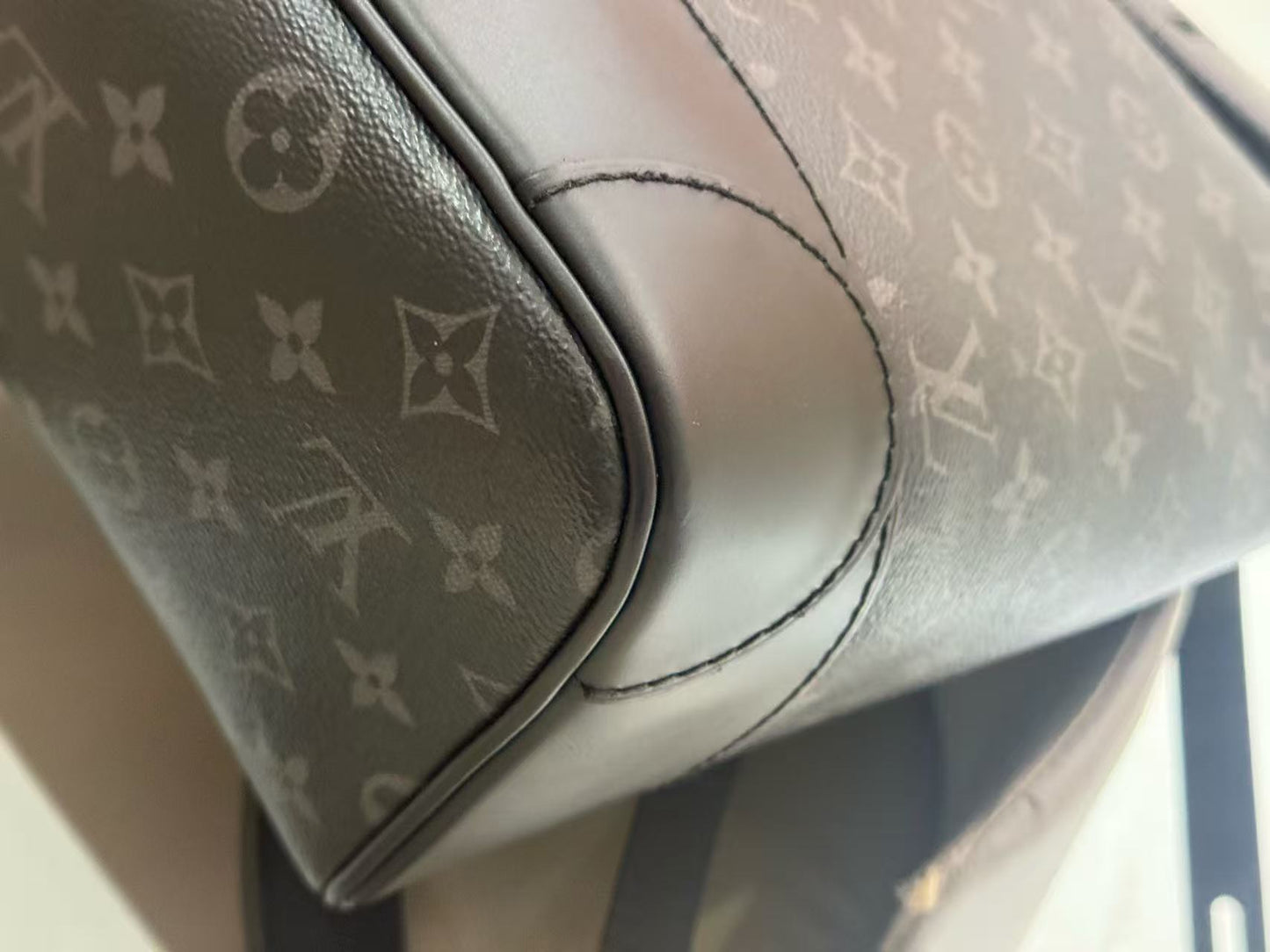 Louis Vuitton - Steamer Backpack - Monogram Eclipse coated canvas with cowhide leather trim - Black - (Large)