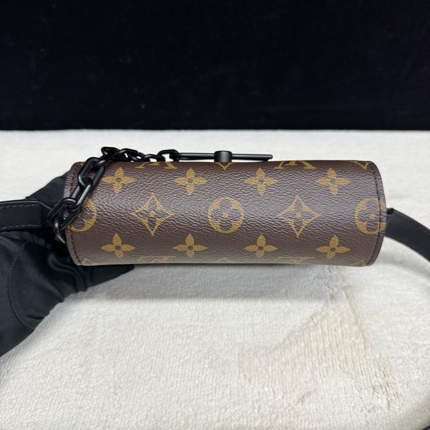Louis Vuitton - Steamer Box Bag - Coated canvas with leather trim - Brown with Orange accents - (mini)