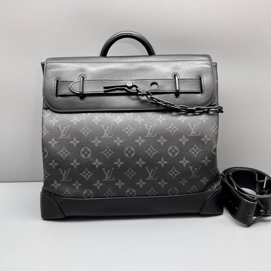 Louis Vuitton - Steamer Briefcase - Leather - Black