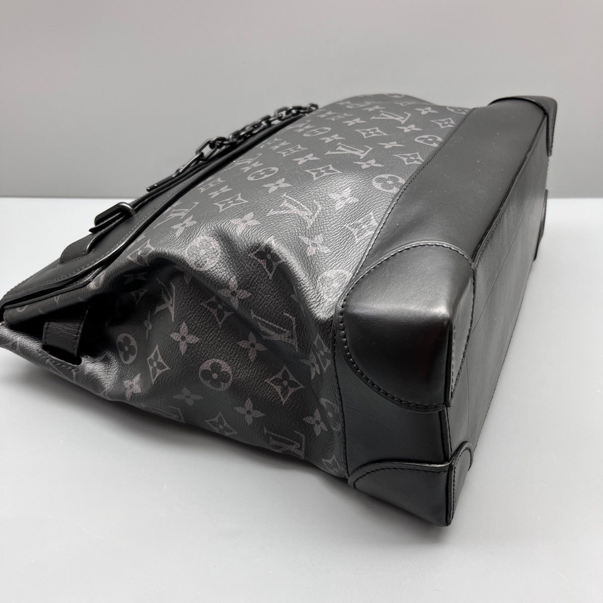 Louis Vuitton - Steamer Briefcase - Leather - Black
