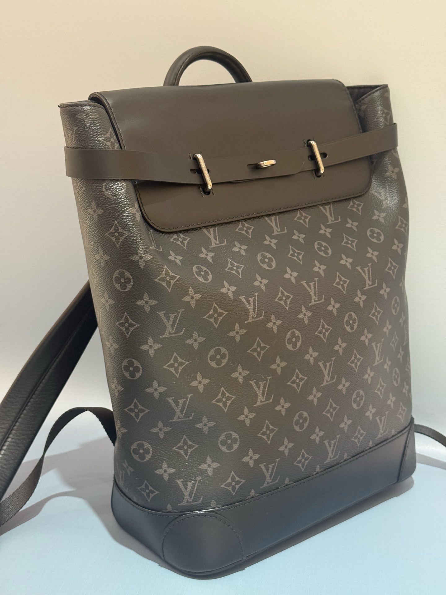 Louis Vuitton - Steamer - Leather - Black - (large)