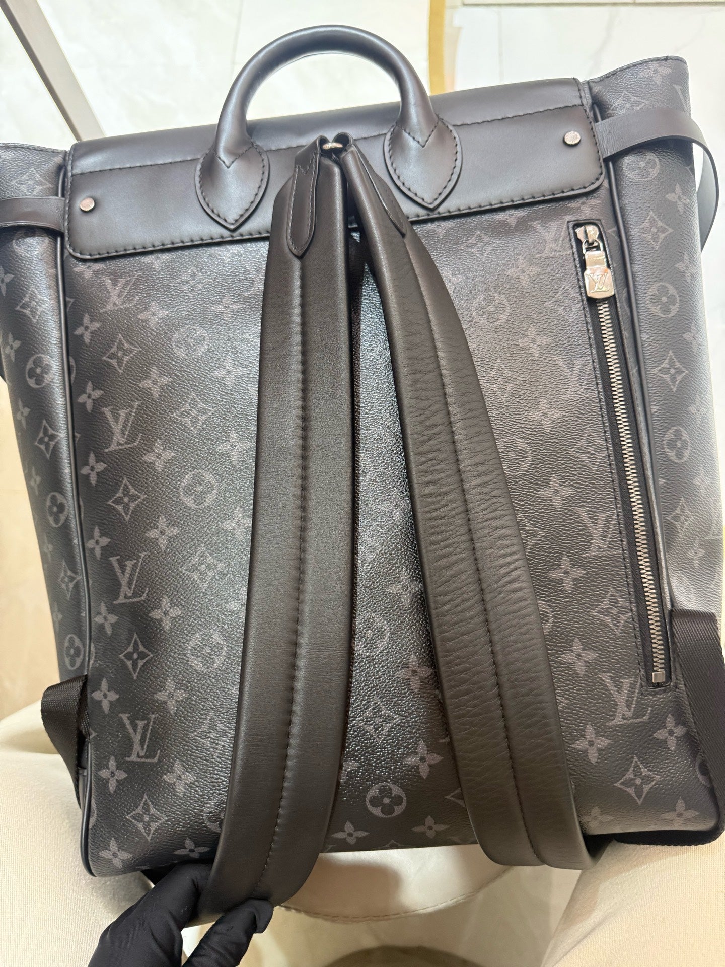 Louis Vuitton - Steamer - Leather - Black - (large)