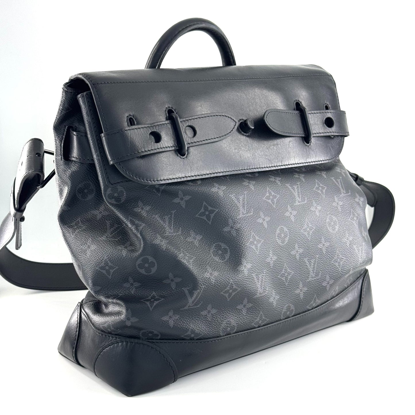 Louis Vuitton - Steamer - Leather - Black - (medium)