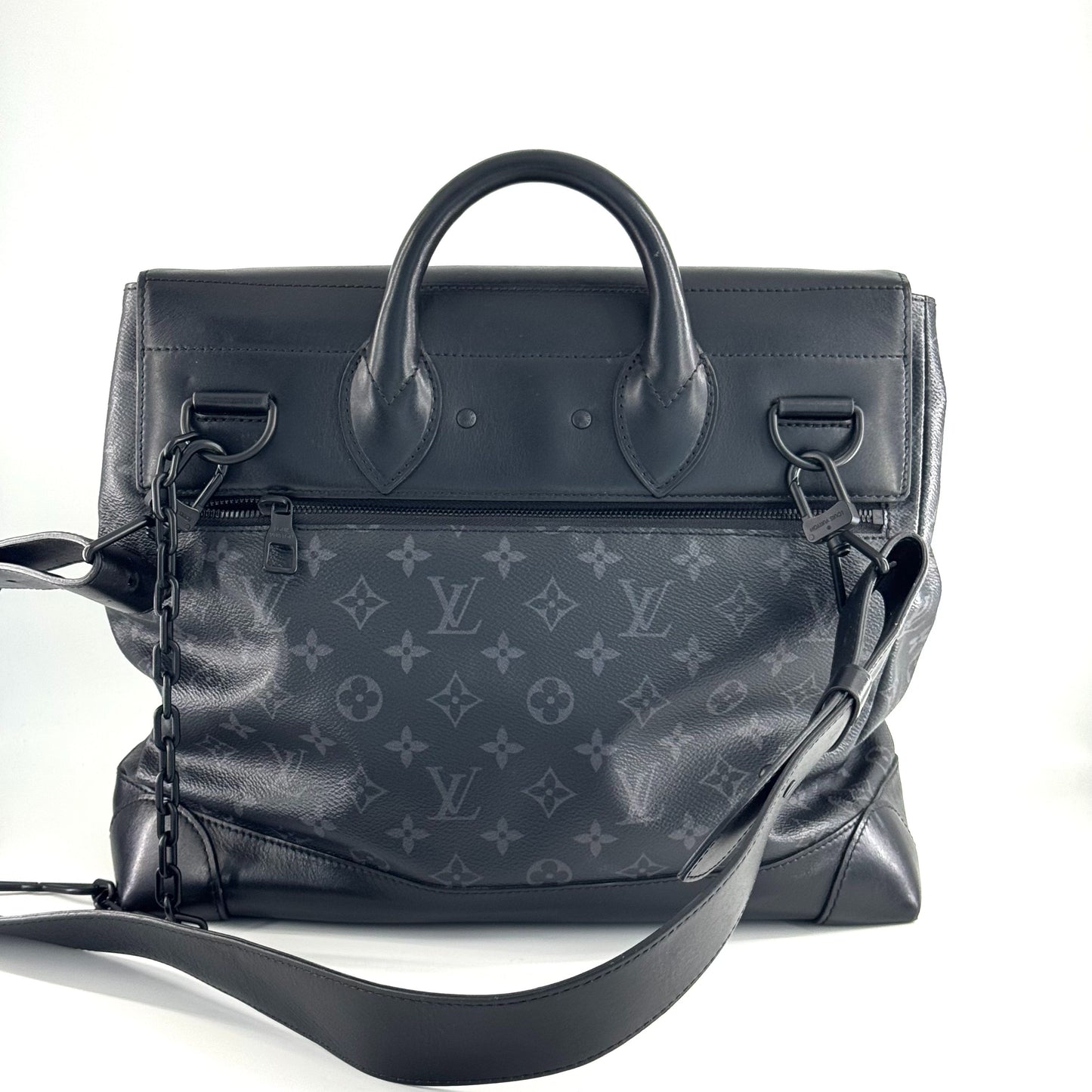 Louis Vuitton - Steamer - Leather - Black - (medium)