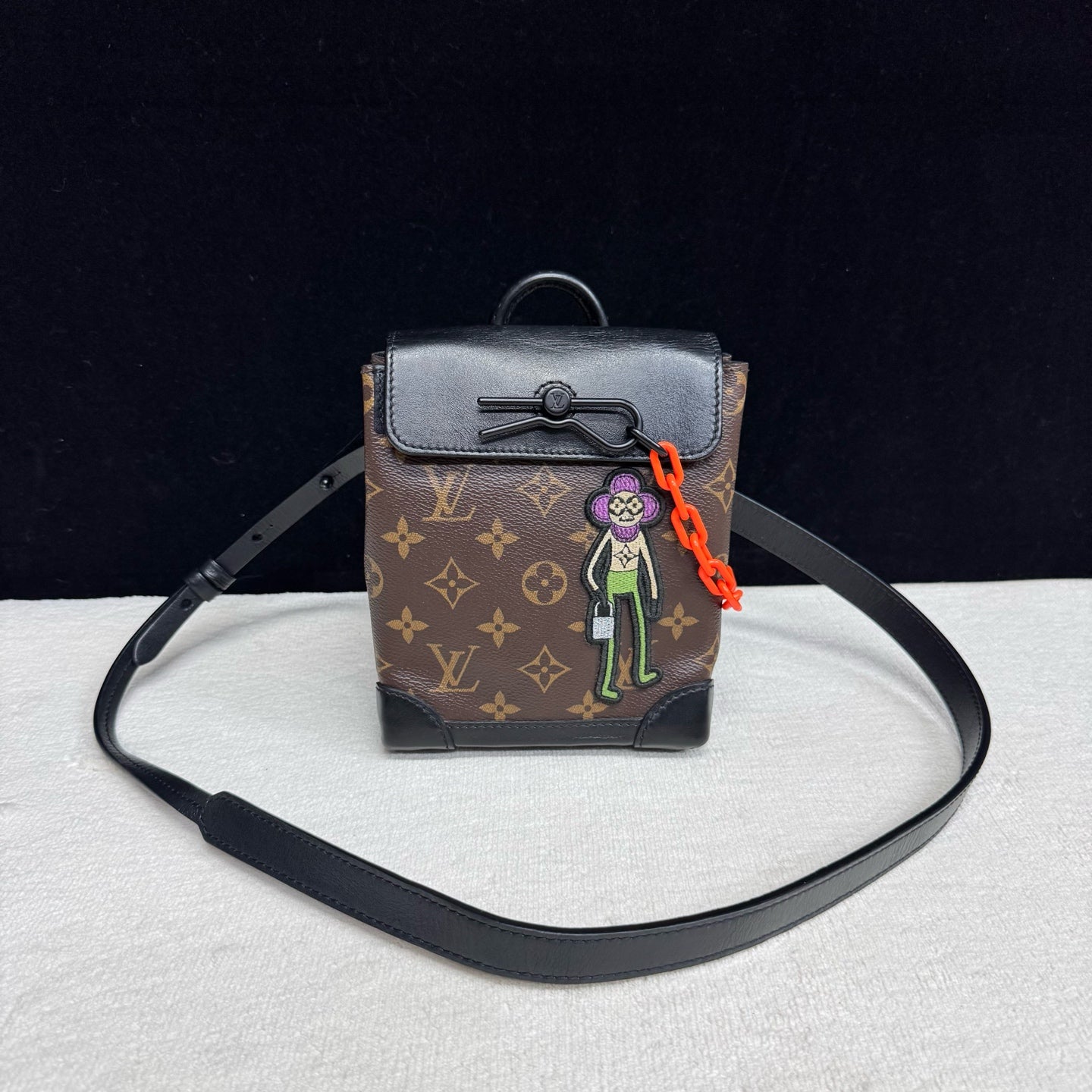 Louis Vuitton - Steamer Nano Monogram Scarecrow - Monogram coated canvas with leather trim - Brown with Black and Multicolour accents - (mini)