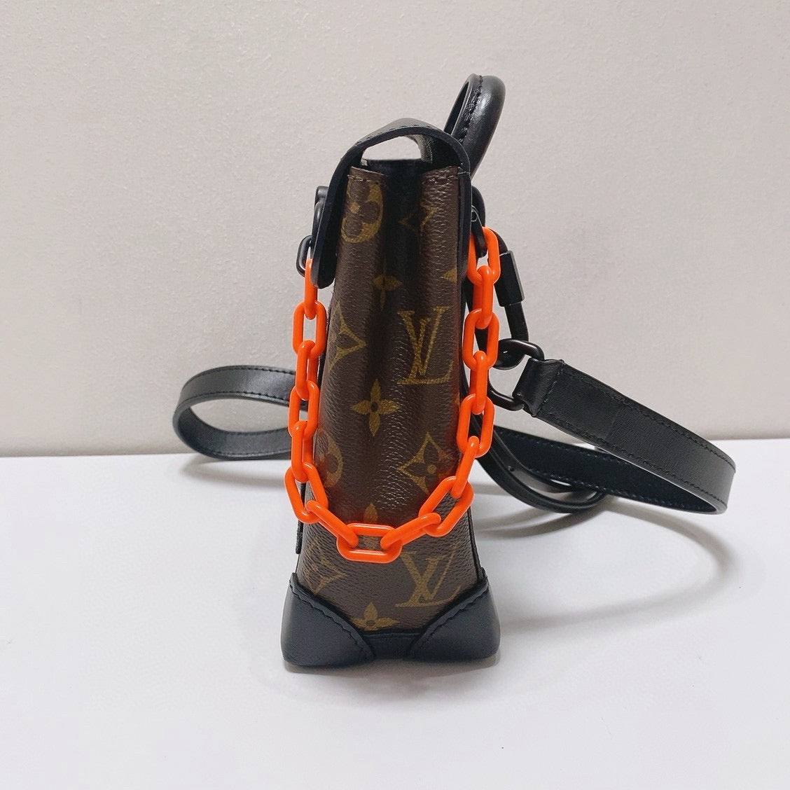 Louis Vuitton - Steamer Nano Scarecrow Bag - Monogram coated canvas with black cowhide leather trim - Brown - (mini)