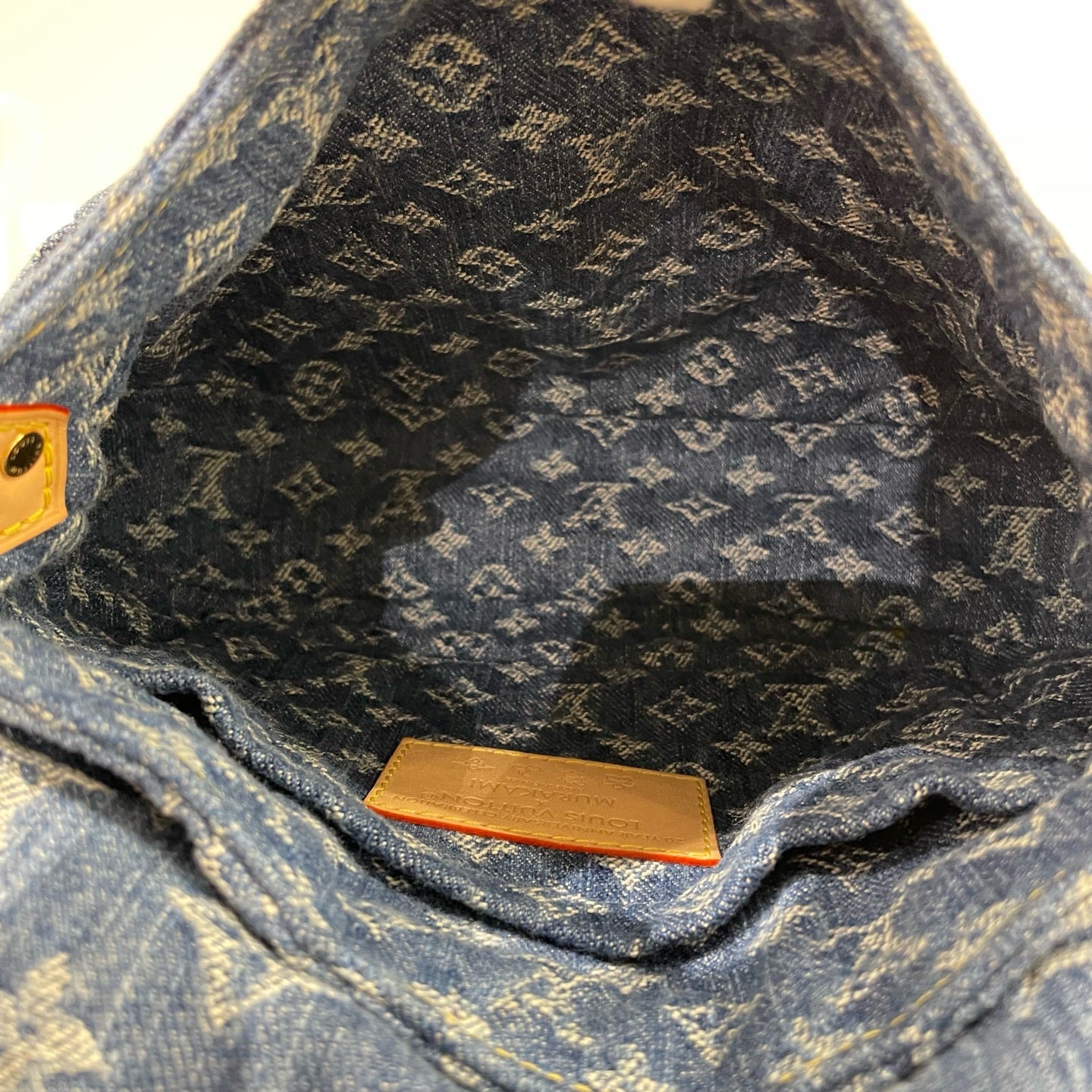 Louis Vuitton - Sunset Cherry - Denim canvas with Vachetta leather trim - Blue with Red Cherries - (small)
