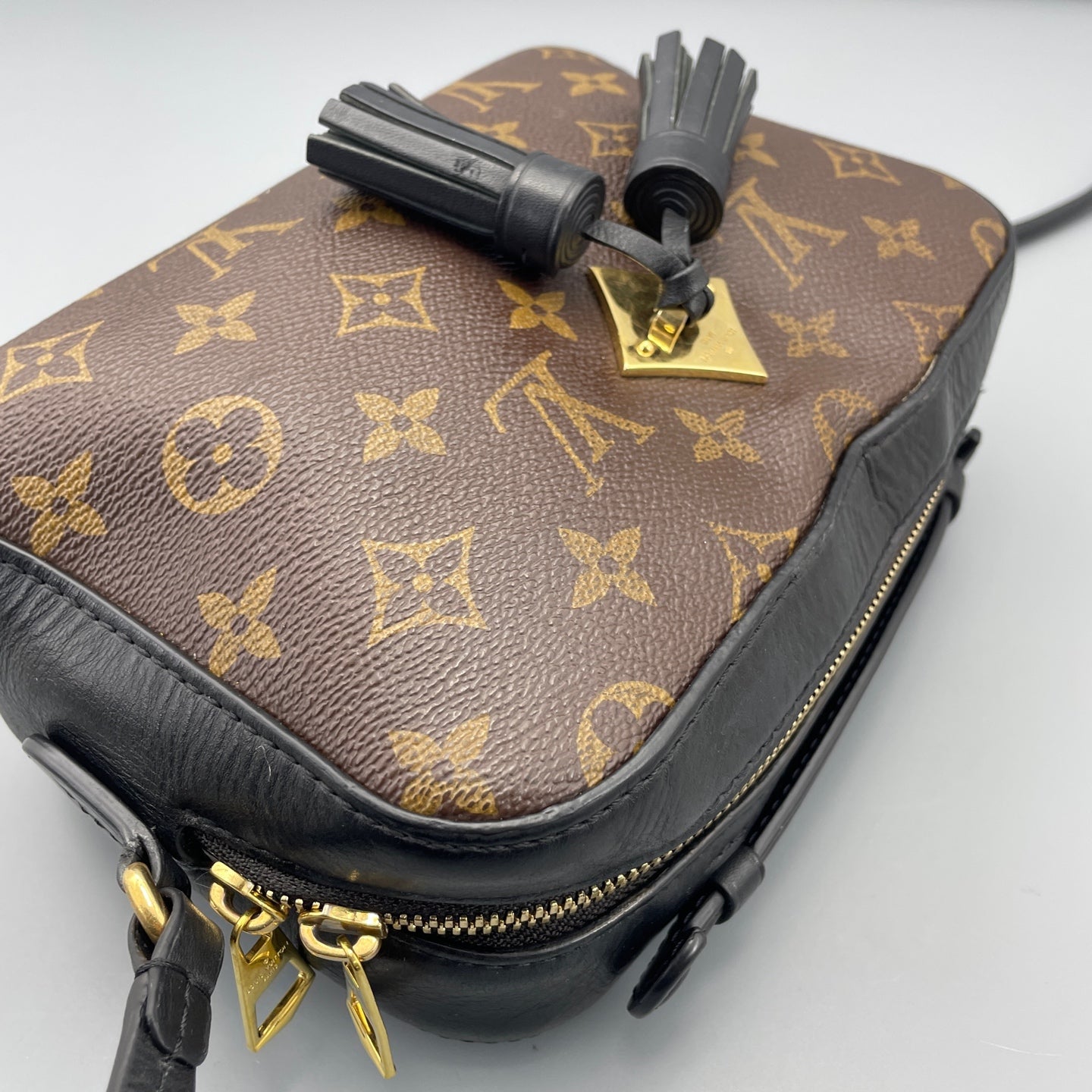Louis Vuitton - Tassel Camera Bag - Monogram coated canvas and grained leather - Brown and Black - (Small)