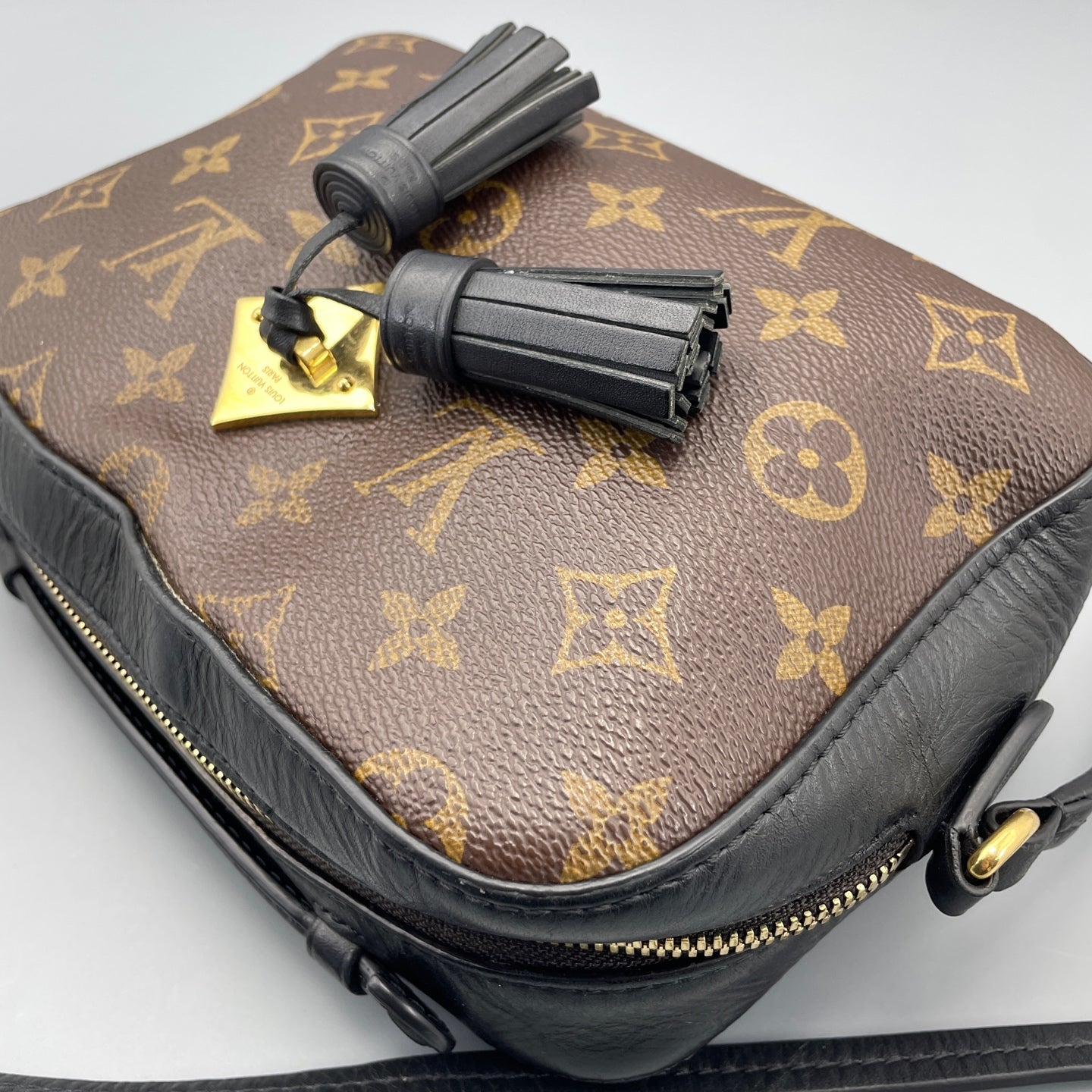 Louis Vuitton - Tassel Camera Bag - Monogram coated canvas and grained leather - Brown and Black - (Small)