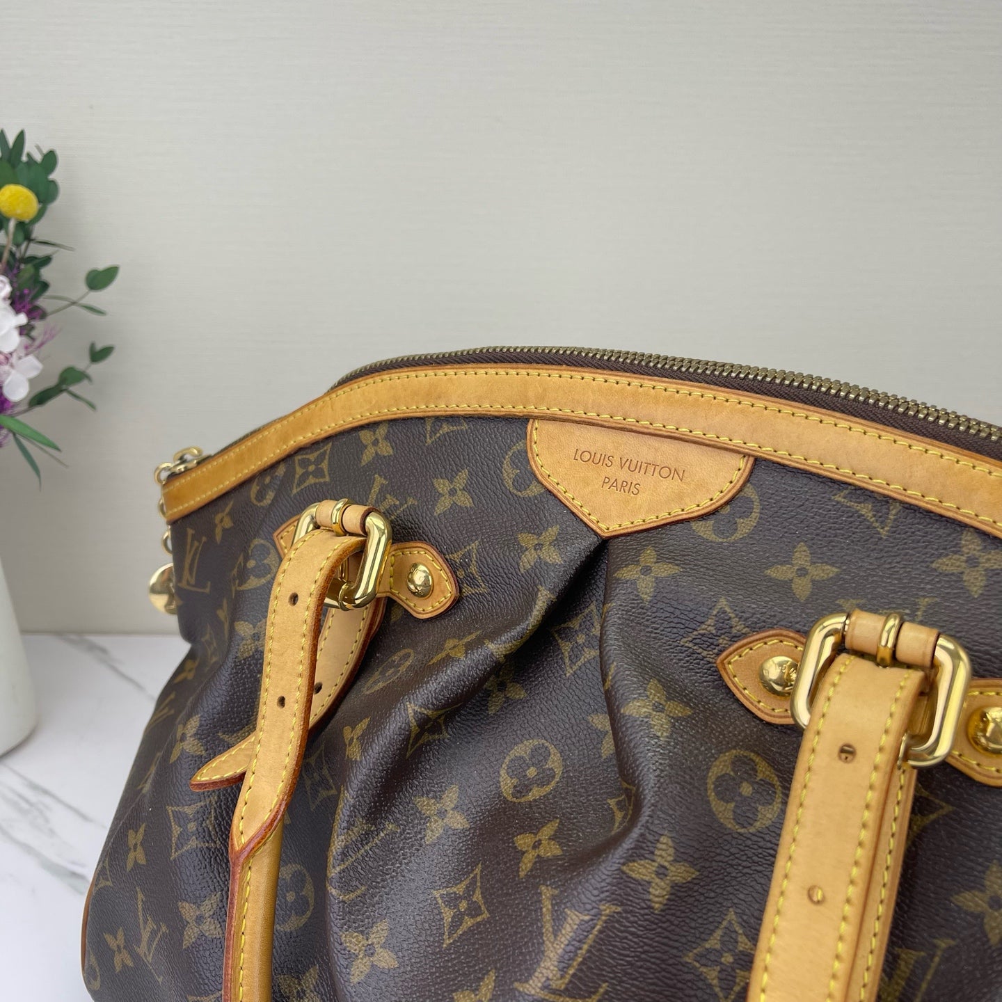 Louis Vuitton - Tivoli - Leather - Brown - (Medium)