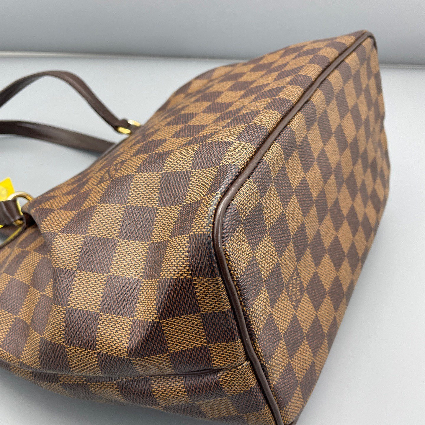 Louis Vuitton - Totally PM - Damier Ebene canvas with leather trim - Brown - (small)