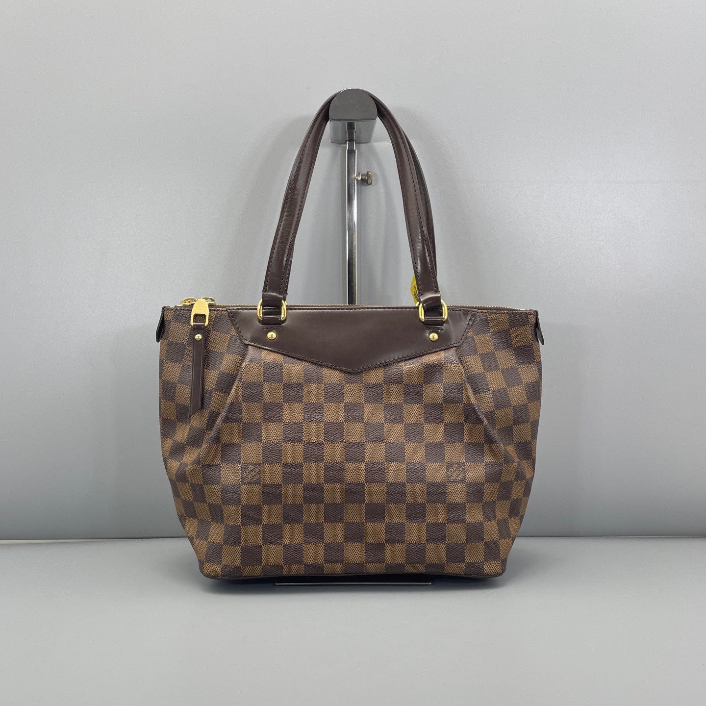 Louis Vuitton - Totally PM - Damier Ebene canvas with leather trim - Brown - (small)