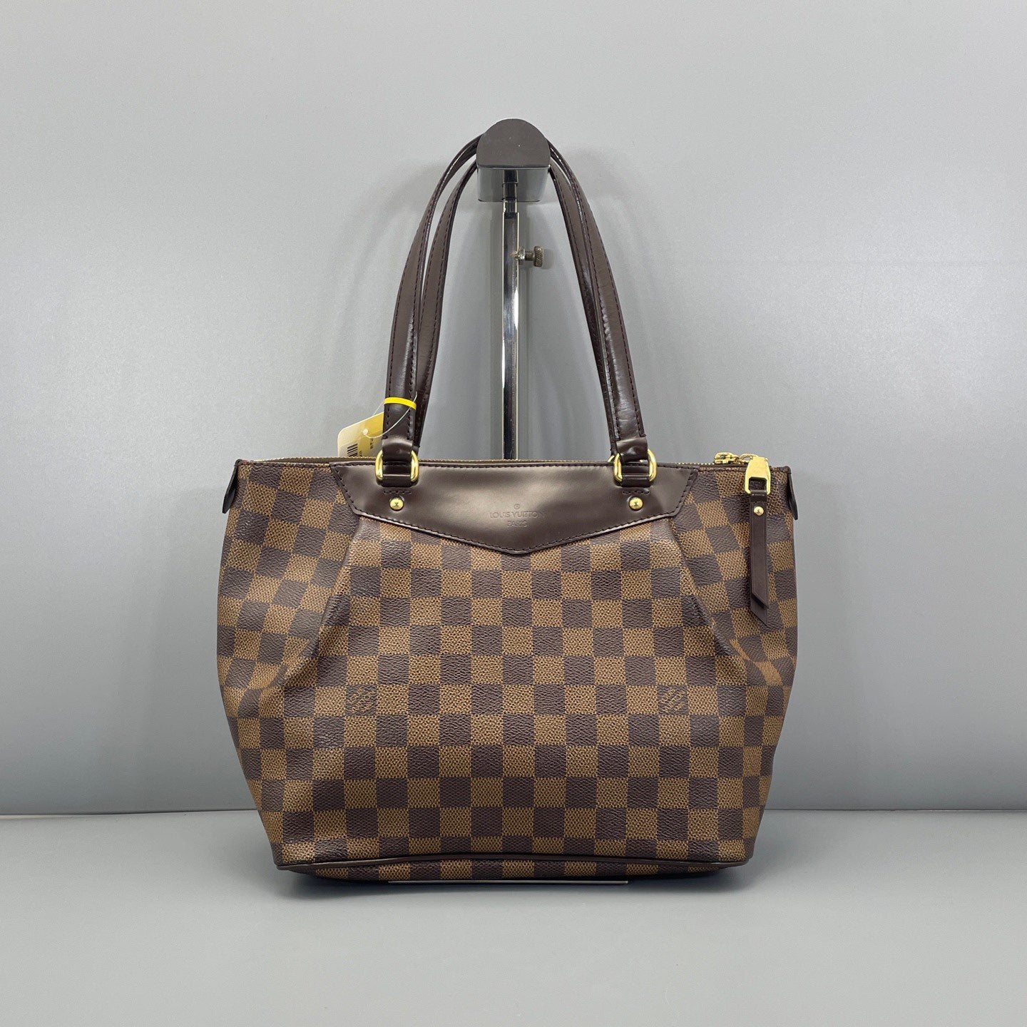Louis Vuitton - Totally PM - Damier Ebene canvas with leather trim - Brown - (small)