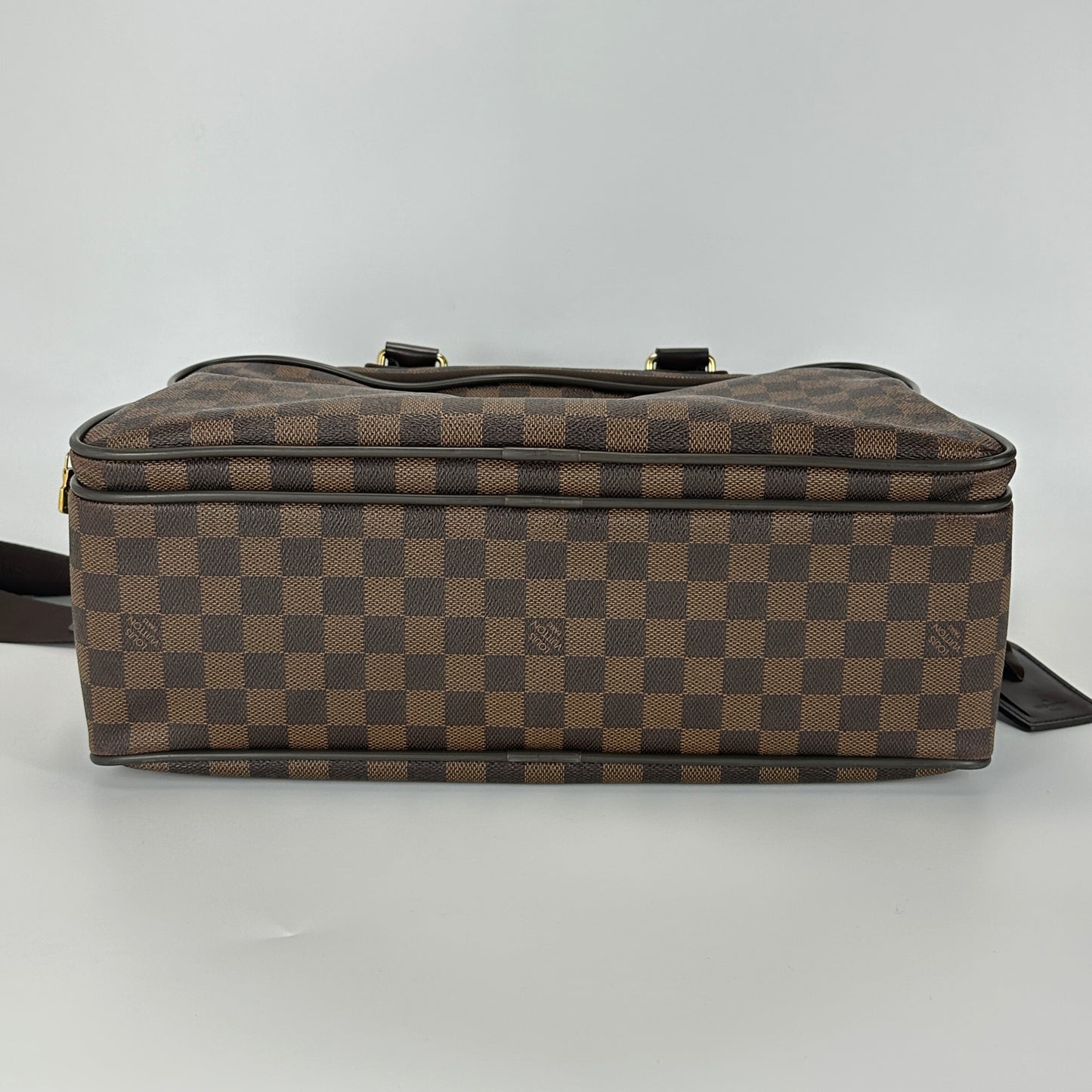 Louis Vuitton - Travel Bag - Damier Ebene coated canvas with leather trim - Brown - (large)