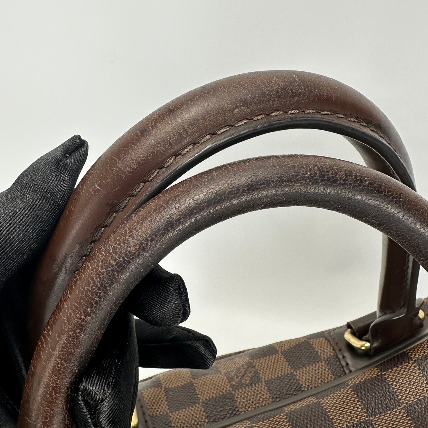 Louis Vuitton - Travel Bag - Damier Ebene coated canvas with leather trim - Brown - (large)