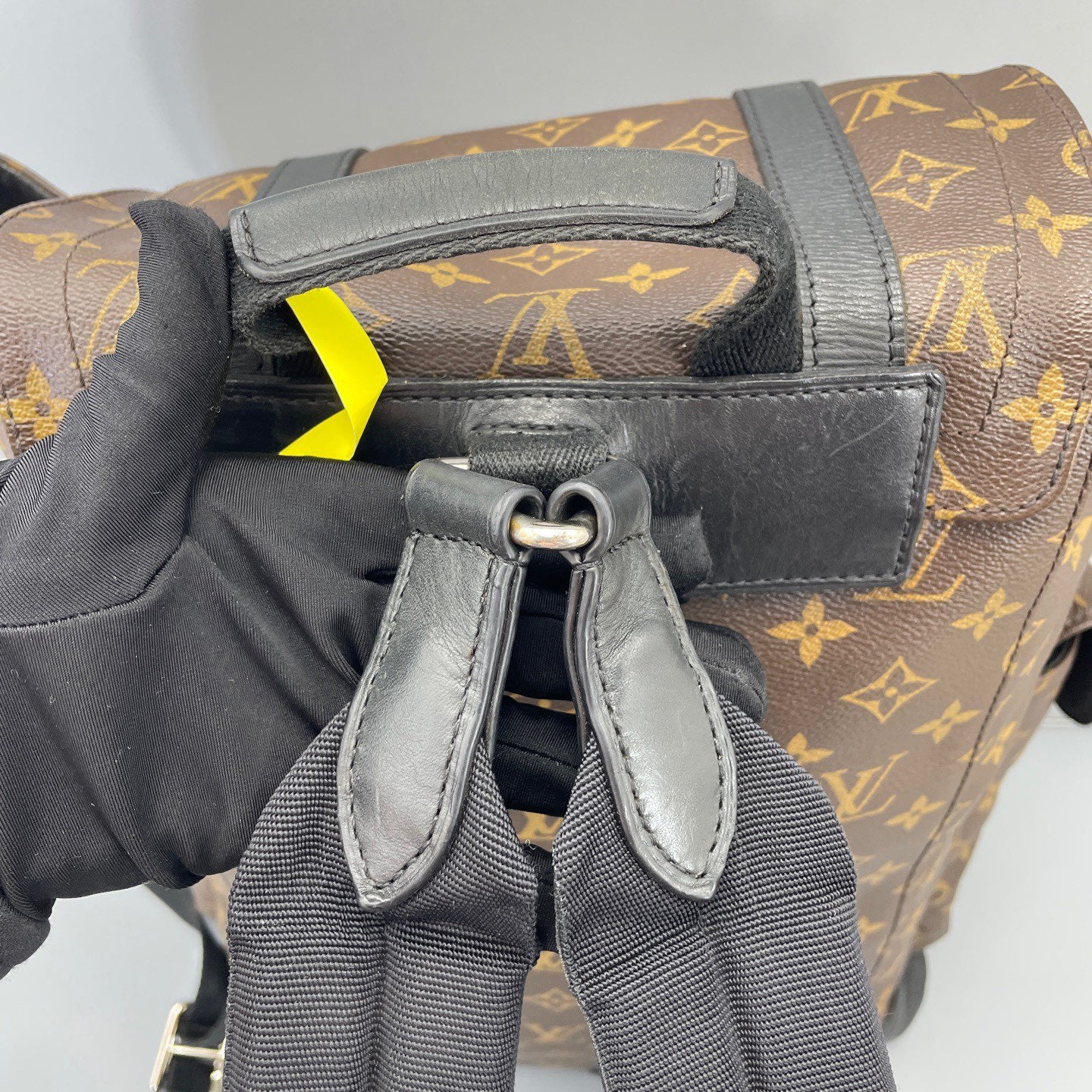 Louis Vuitton - Trekking Backpack - Monogram coated canvas with black leather trim - Brown - (large)