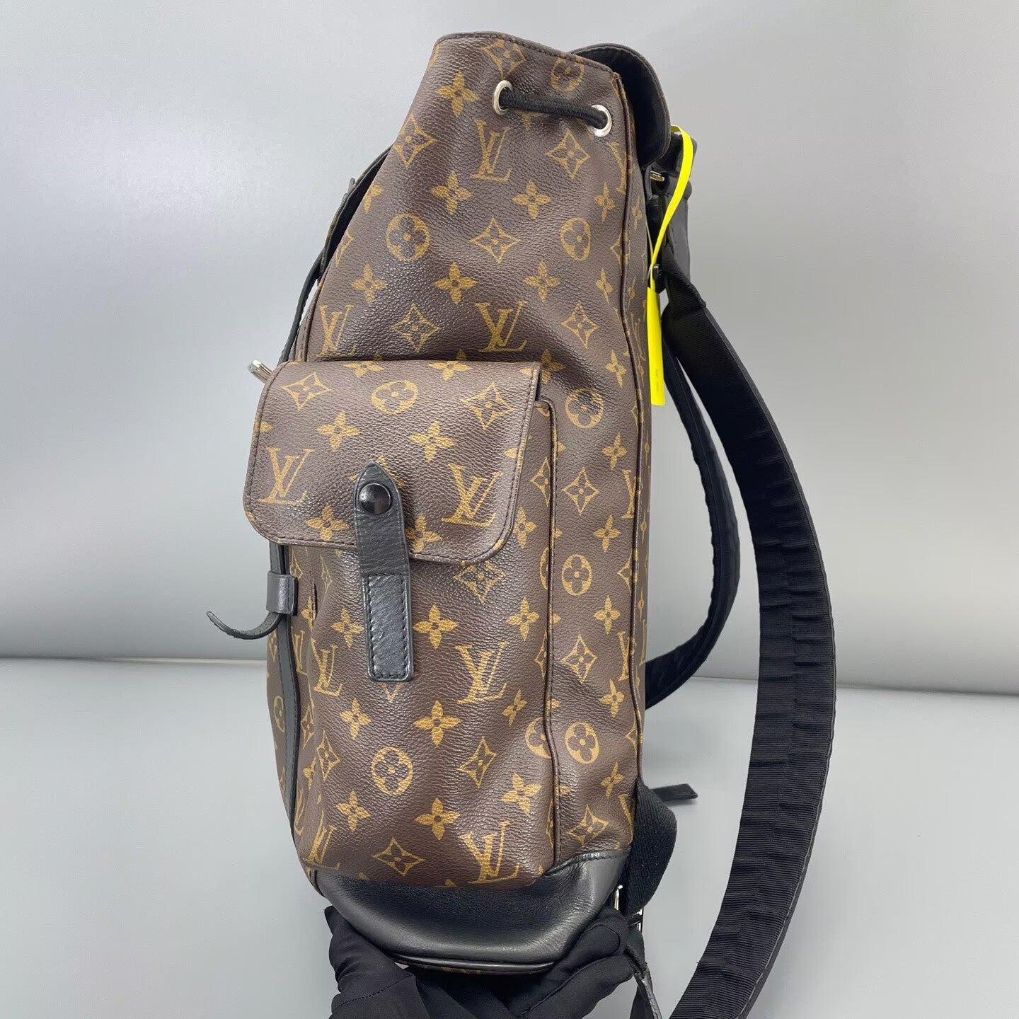 Louis Vuitton - Trekking Backpack - Monogram coated canvas with black leather trim - Brown - (large)