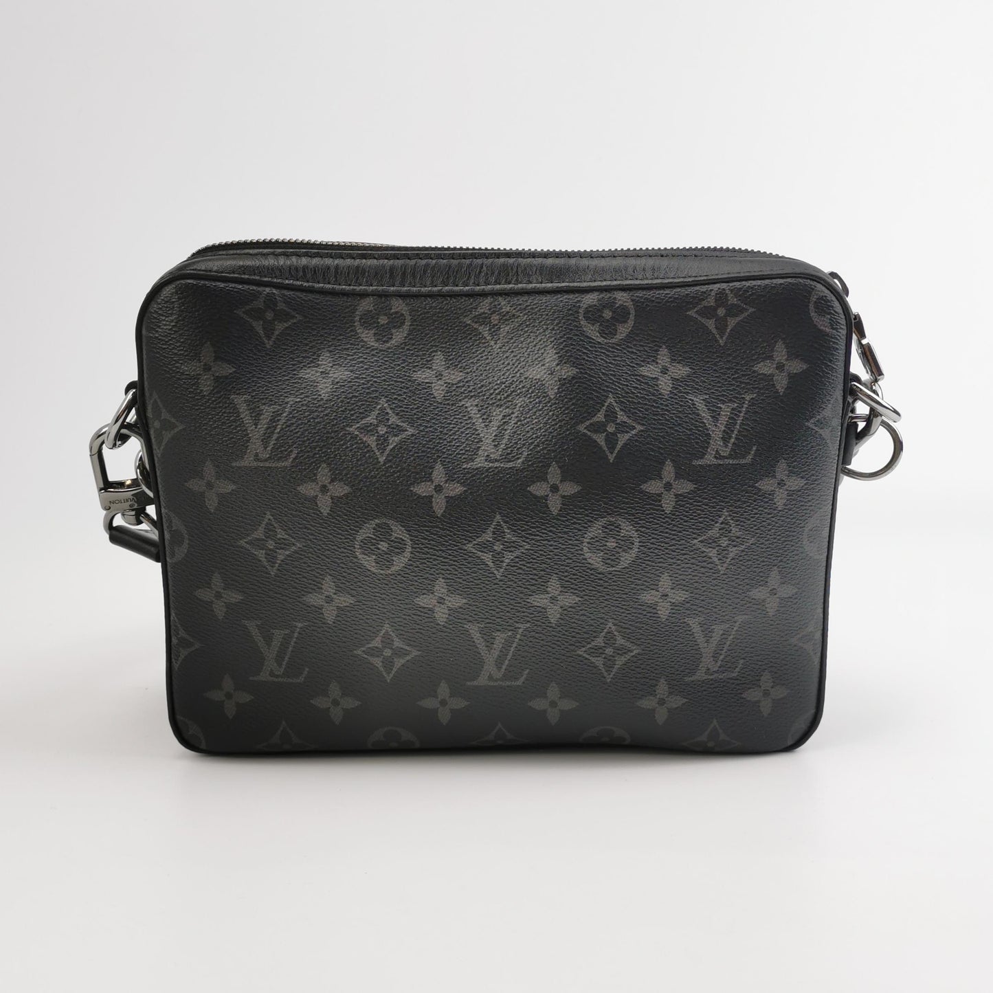 Louis Vuitton - Trio Messenger - Monogram Eclipse Reverse coated canvas with cowhide leather trim - Black - (medium)