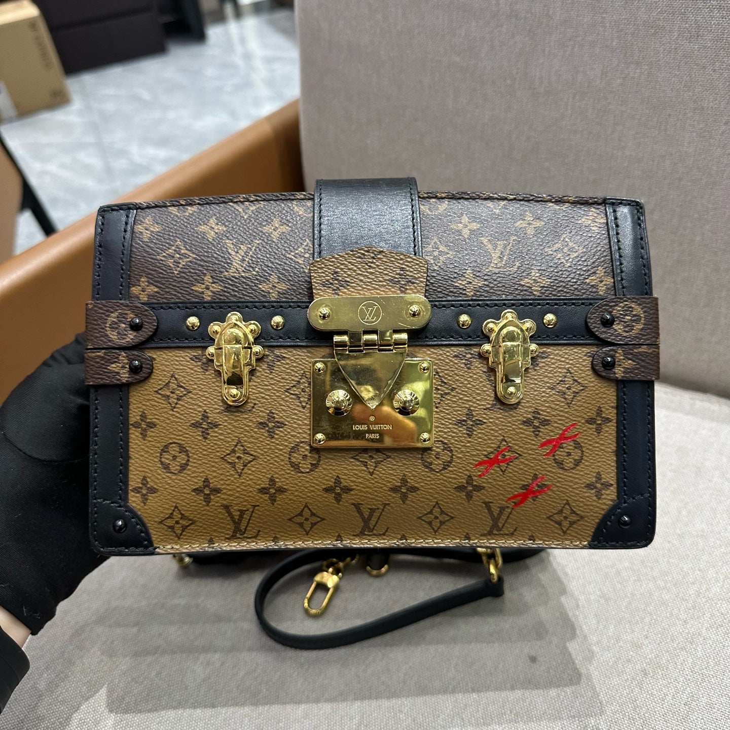 Louis Vuitton - Trunk Clutch - Leather - Brown - (mini)