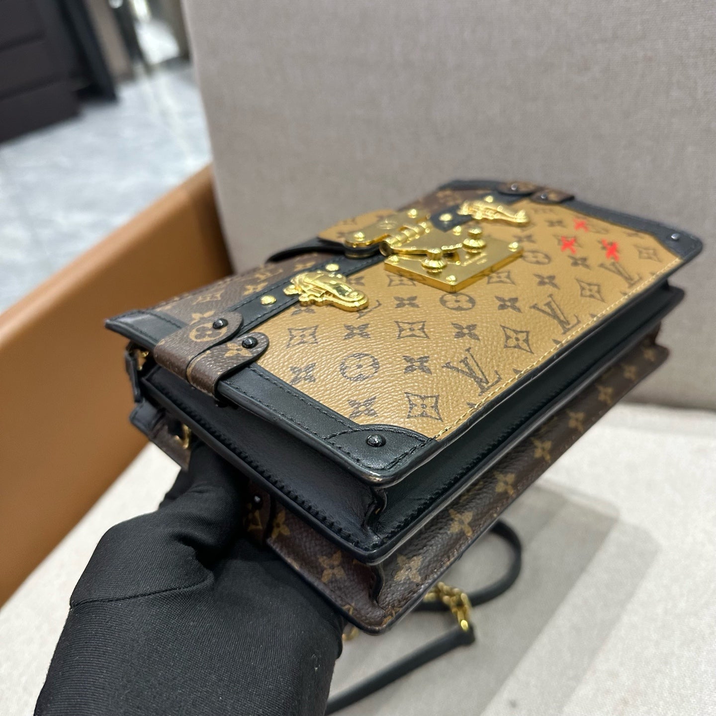 Louis Vuitton - Trunk Clutch - Leather - Brown - (mini)