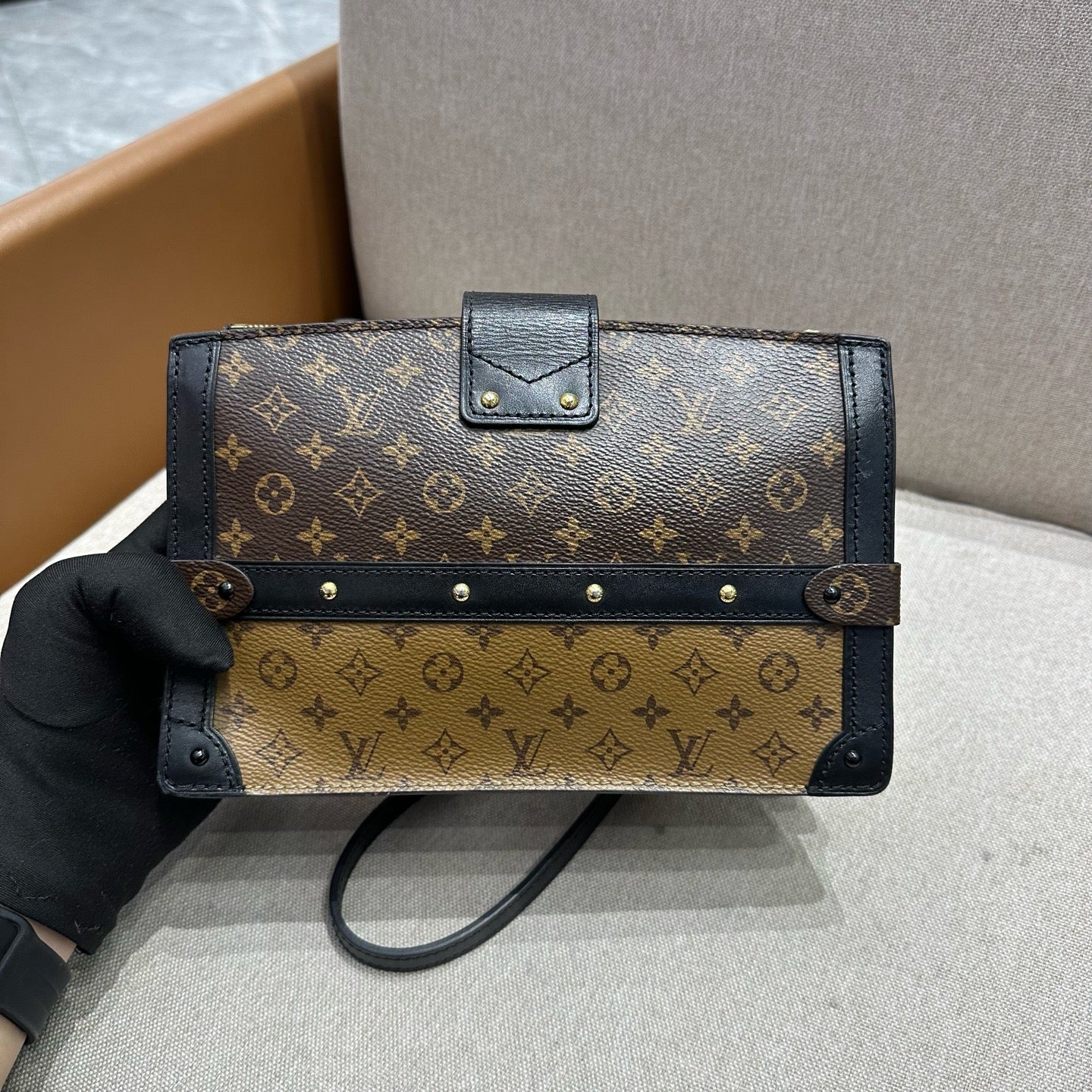 Louis Vuitton - Trunk Clutch - Leather - Brown - (mini)