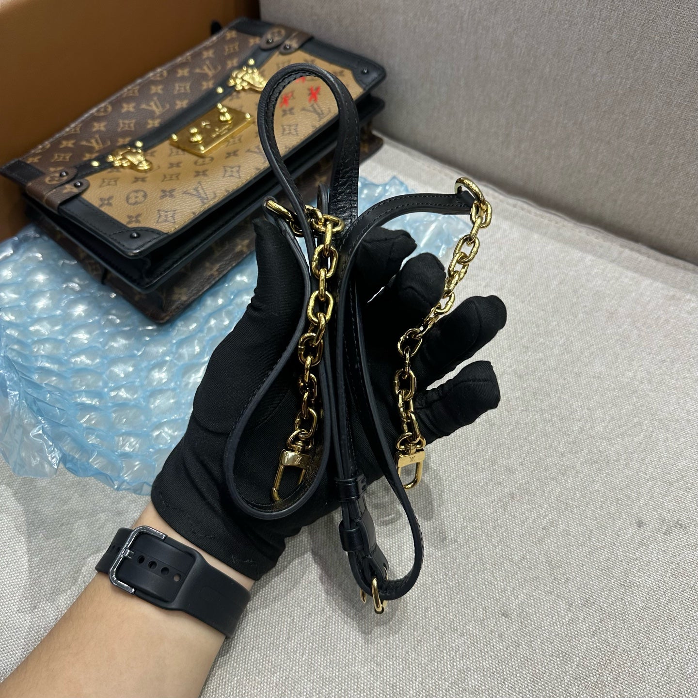 Louis Vuitton - Trunk Clutch - Leather - Brown - (mini)