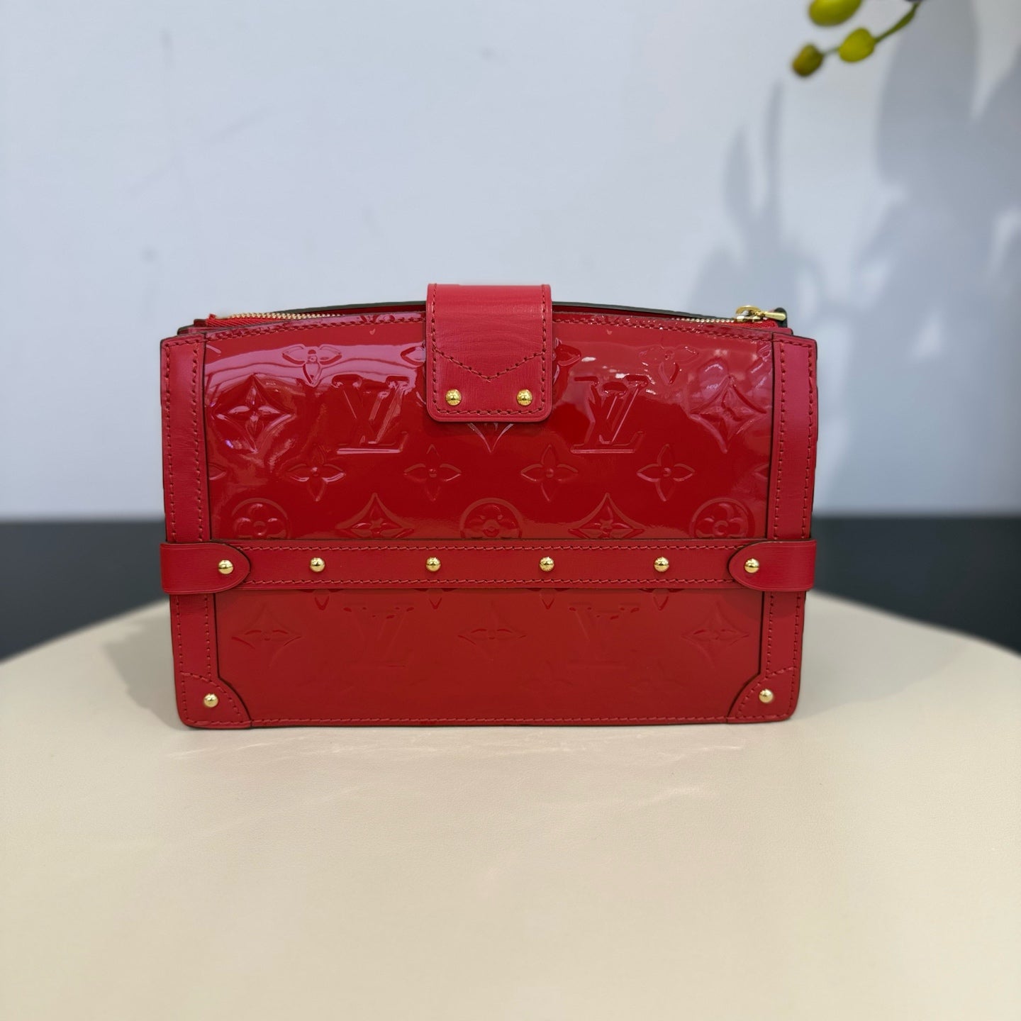 Louis Vuitton - Trunk Clutch - Patent leather - Red - (mini)