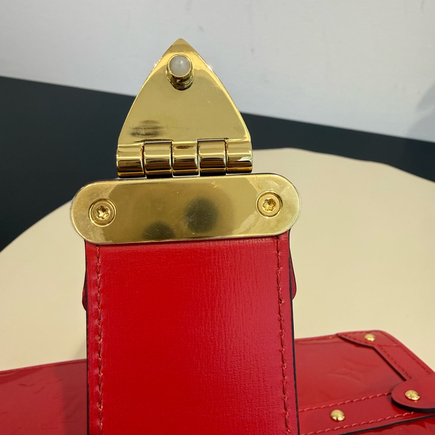 Louis Vuitton - Trunk Clutch - Patent leather - Red - (mini)